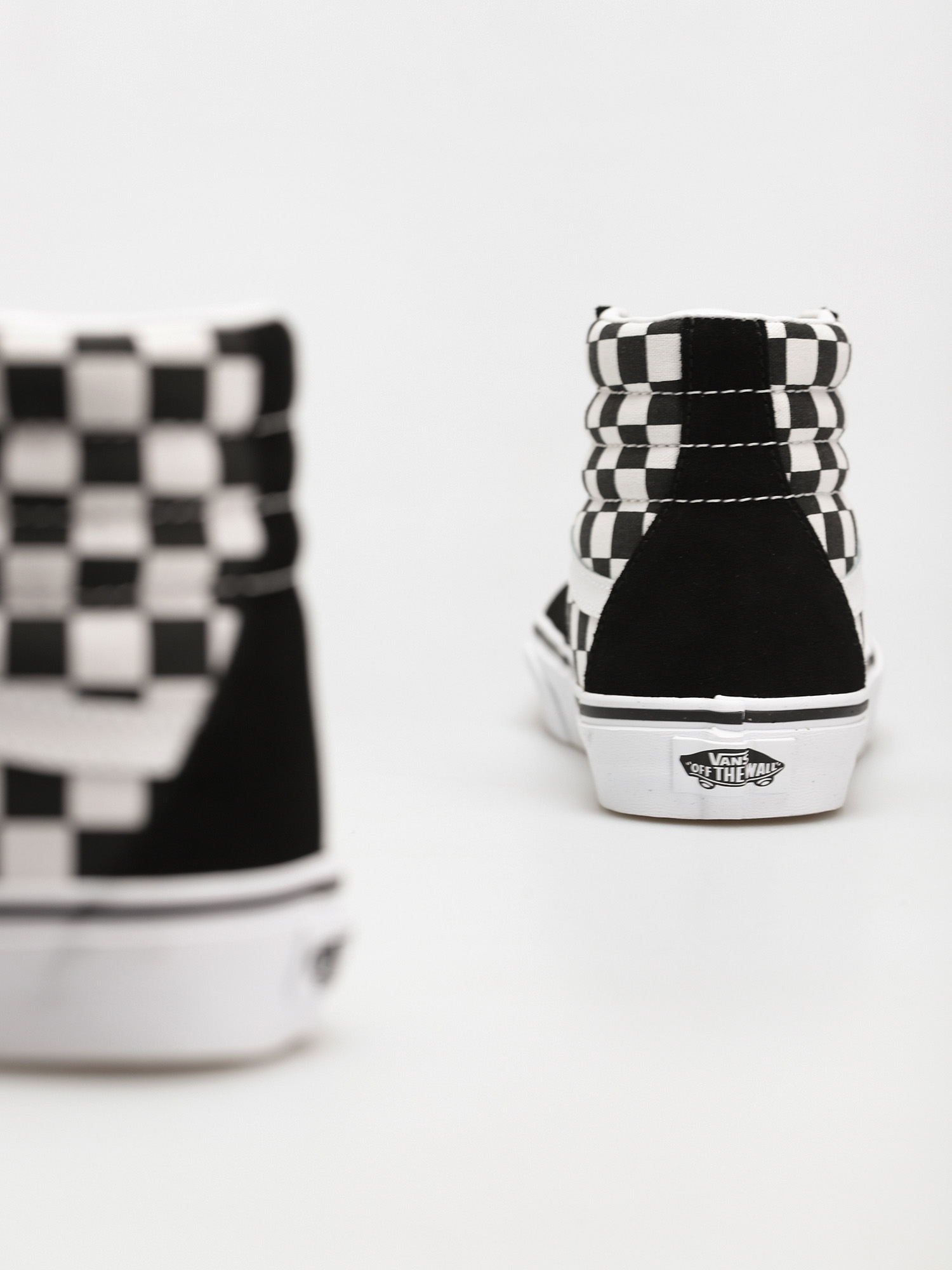 Boty Vans Sk8 Hi (checkerboard/blk/tr wht)