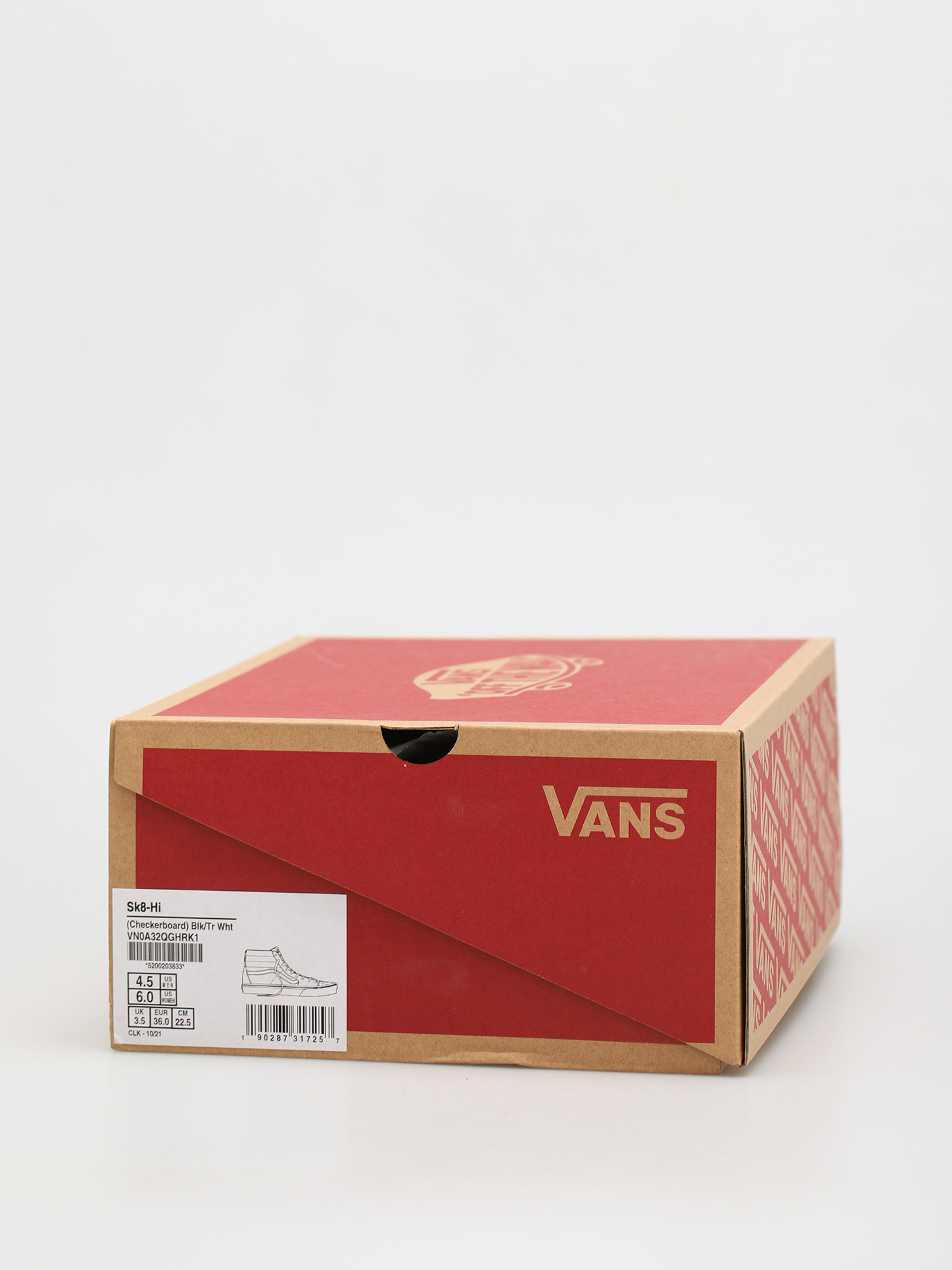 Boty Vans Sk8 Hi (checkerboard/blk/tr wht)