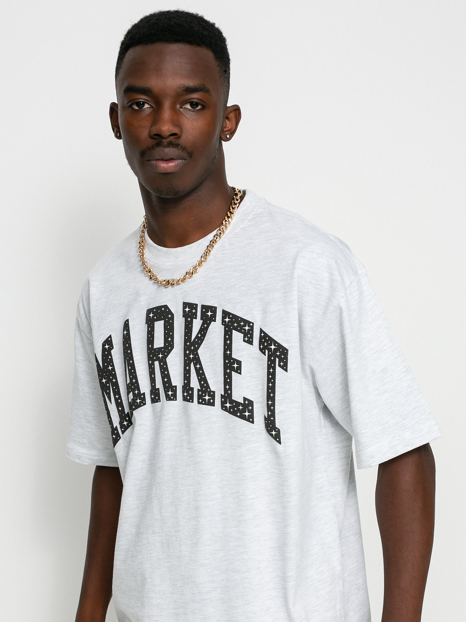 Tričko Chinatown Market Arc Puff (ash)