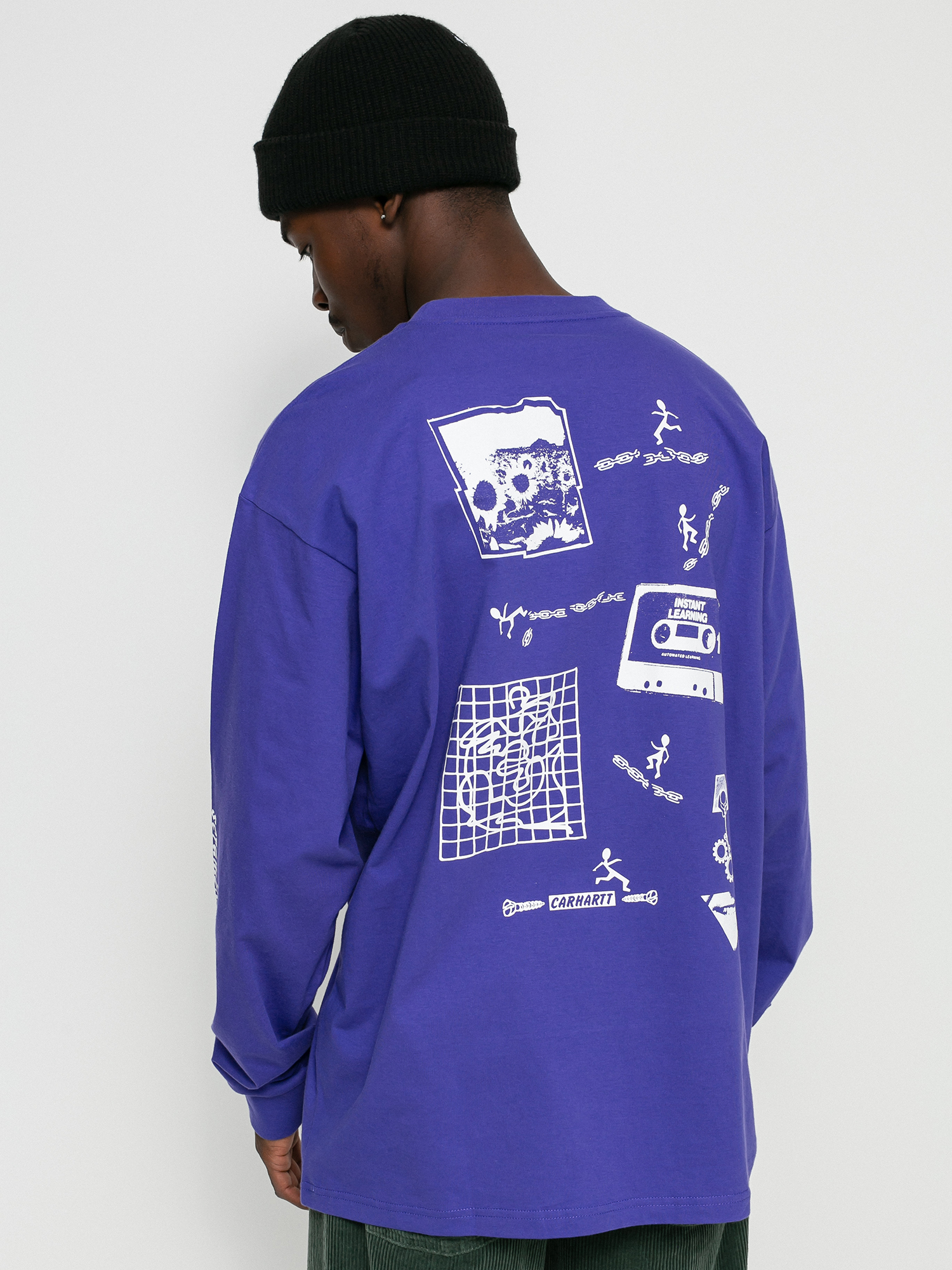 Triko Carhartt WIP Scramble (razzmic/white)
