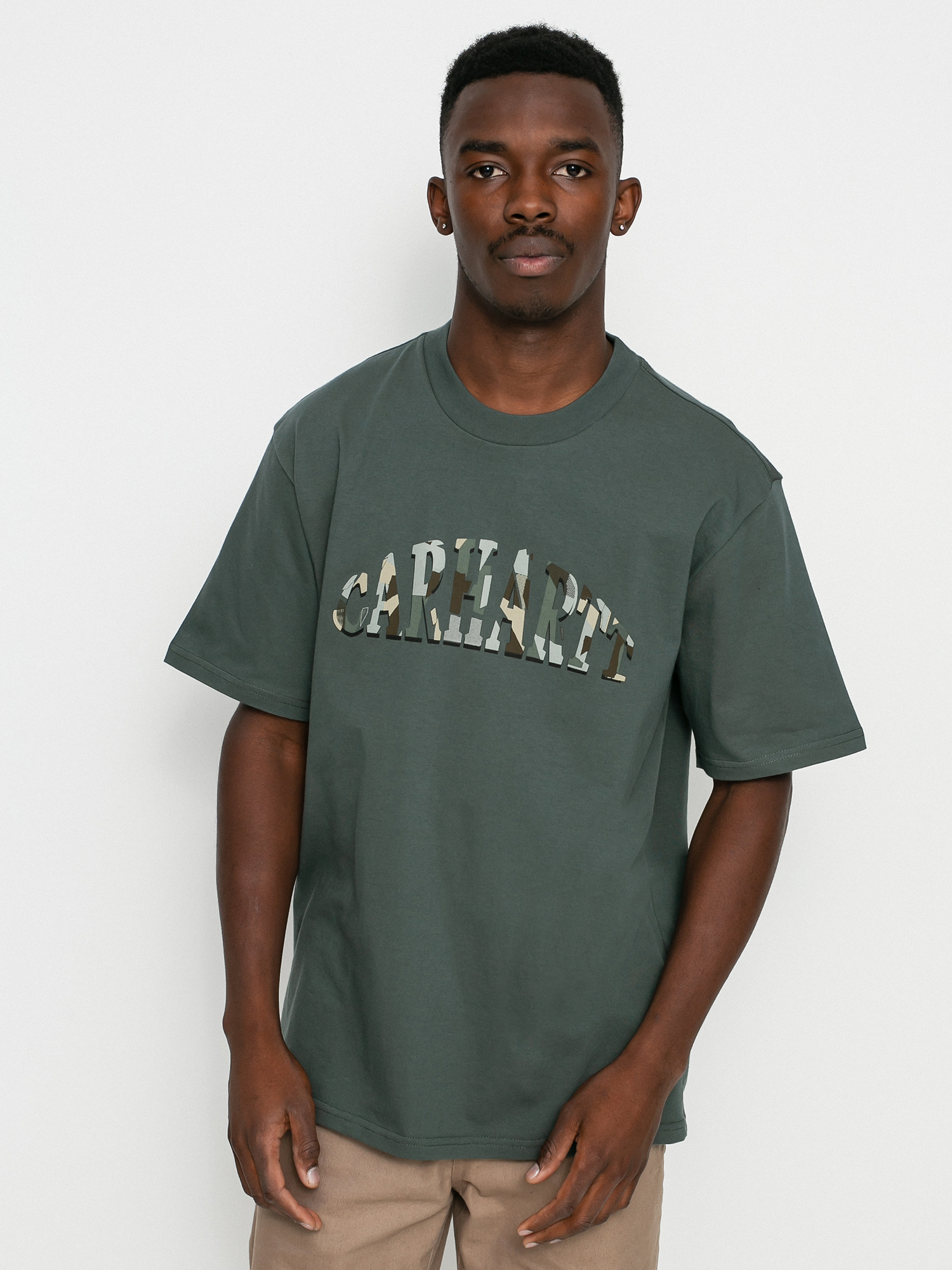 Tričko Carhartt WIP Dome Script (hemlock green)