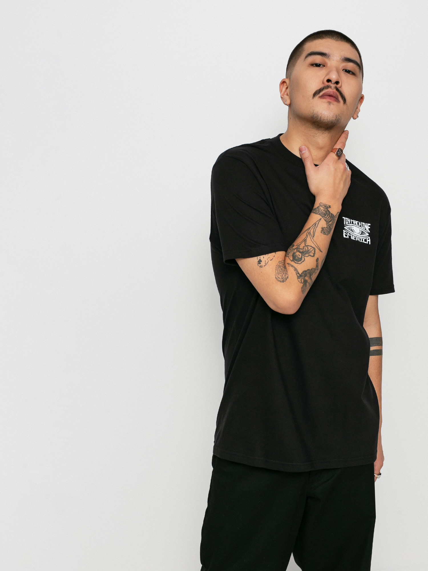 Tričko Emerica X Toy Machine Eye (black)