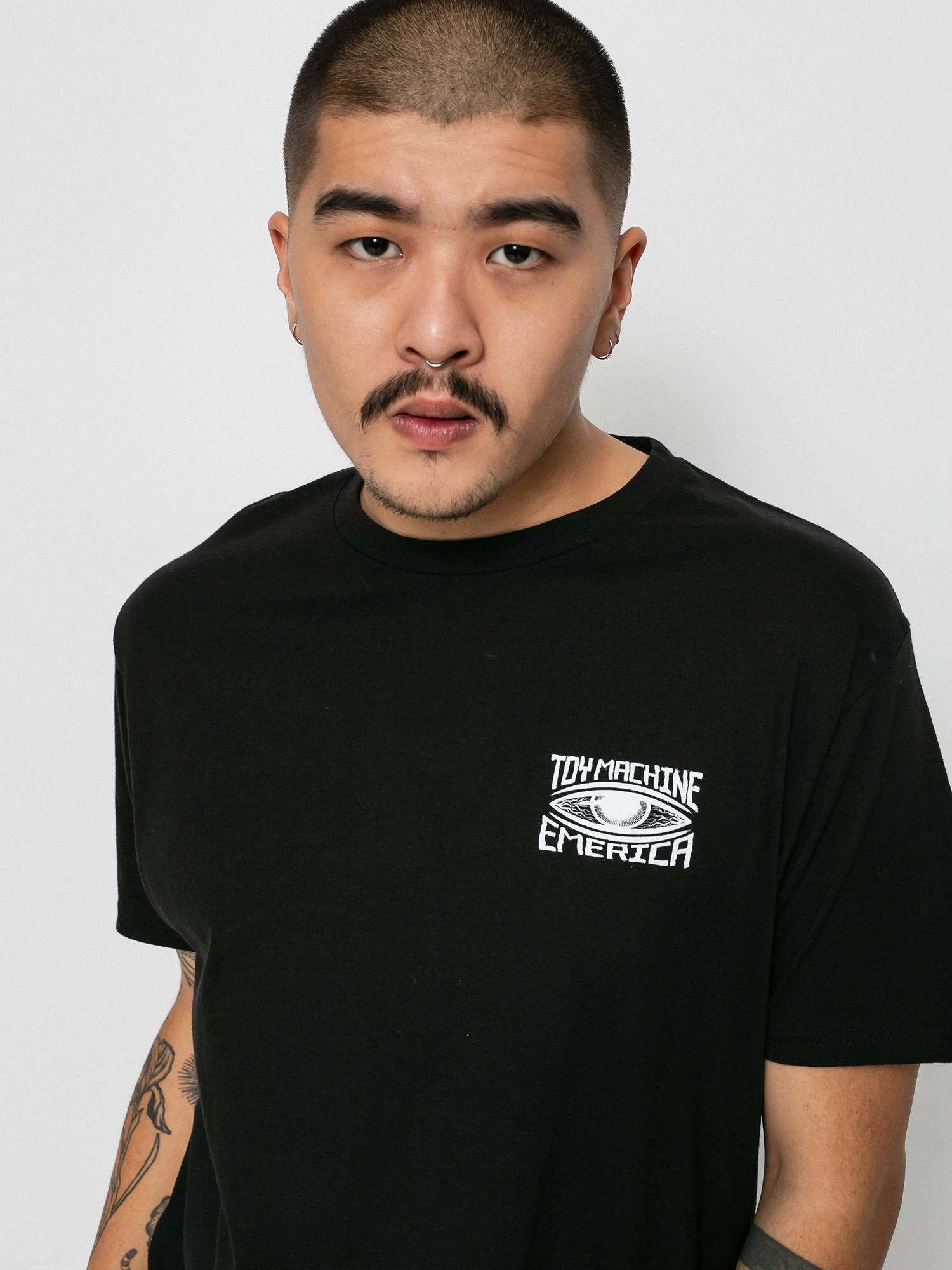 Tričko Emerica X Toy Machine Eye (black)