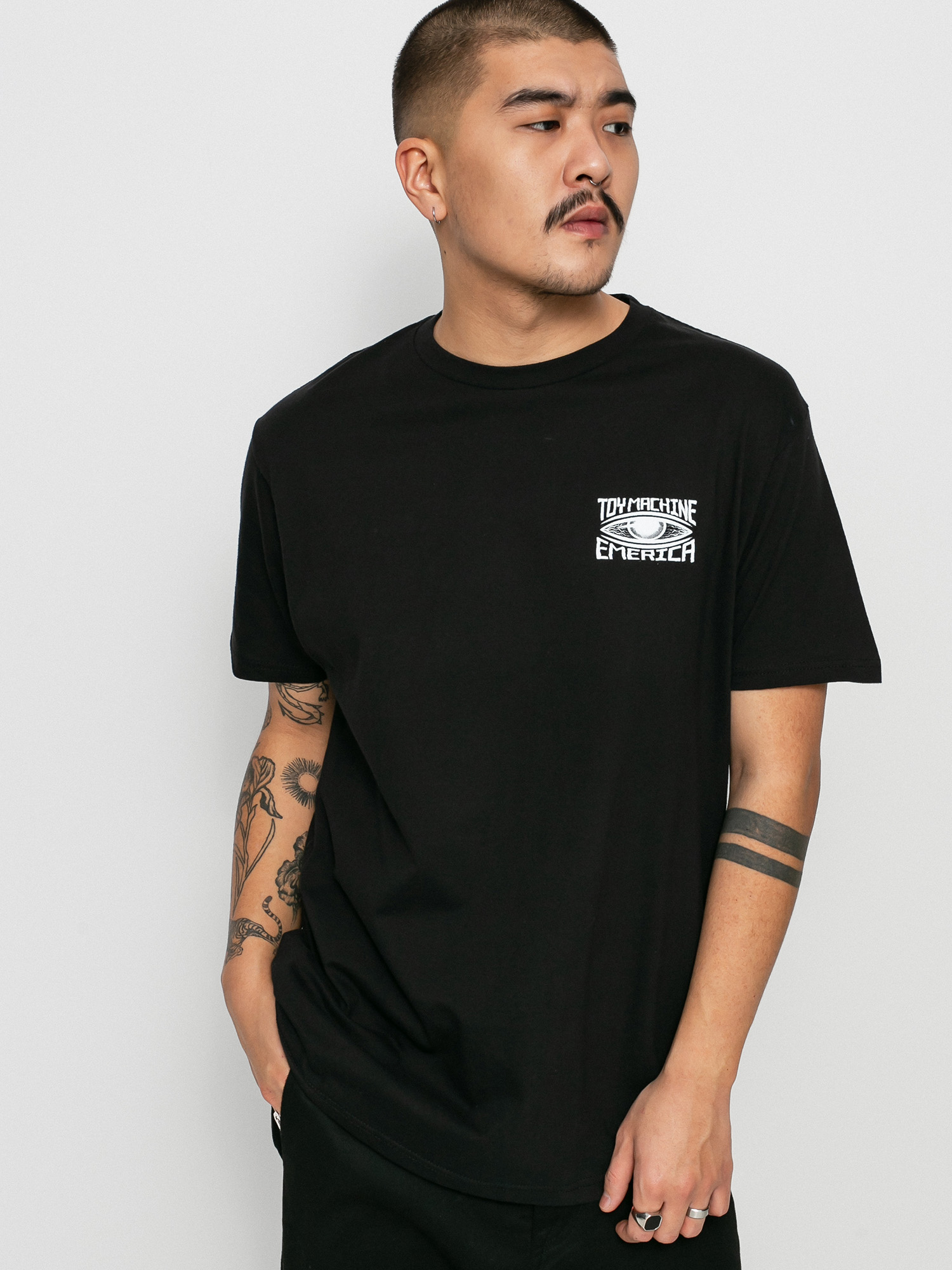 Tričko Emerica X Toy Machine Eye (black)