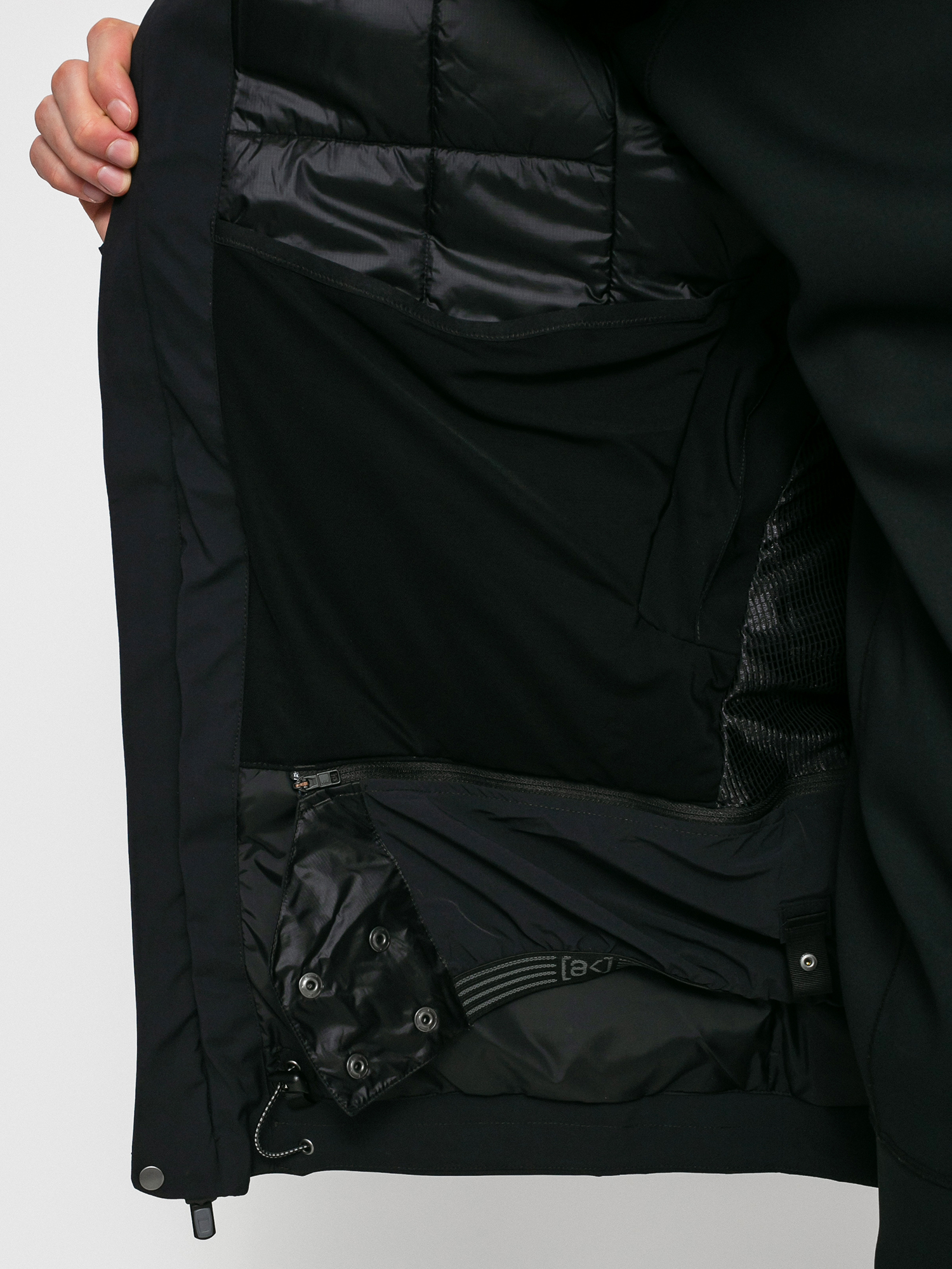 Pánská Snowboardová bunda Burton Ak Gore Tex Helitack Stretch (true black)