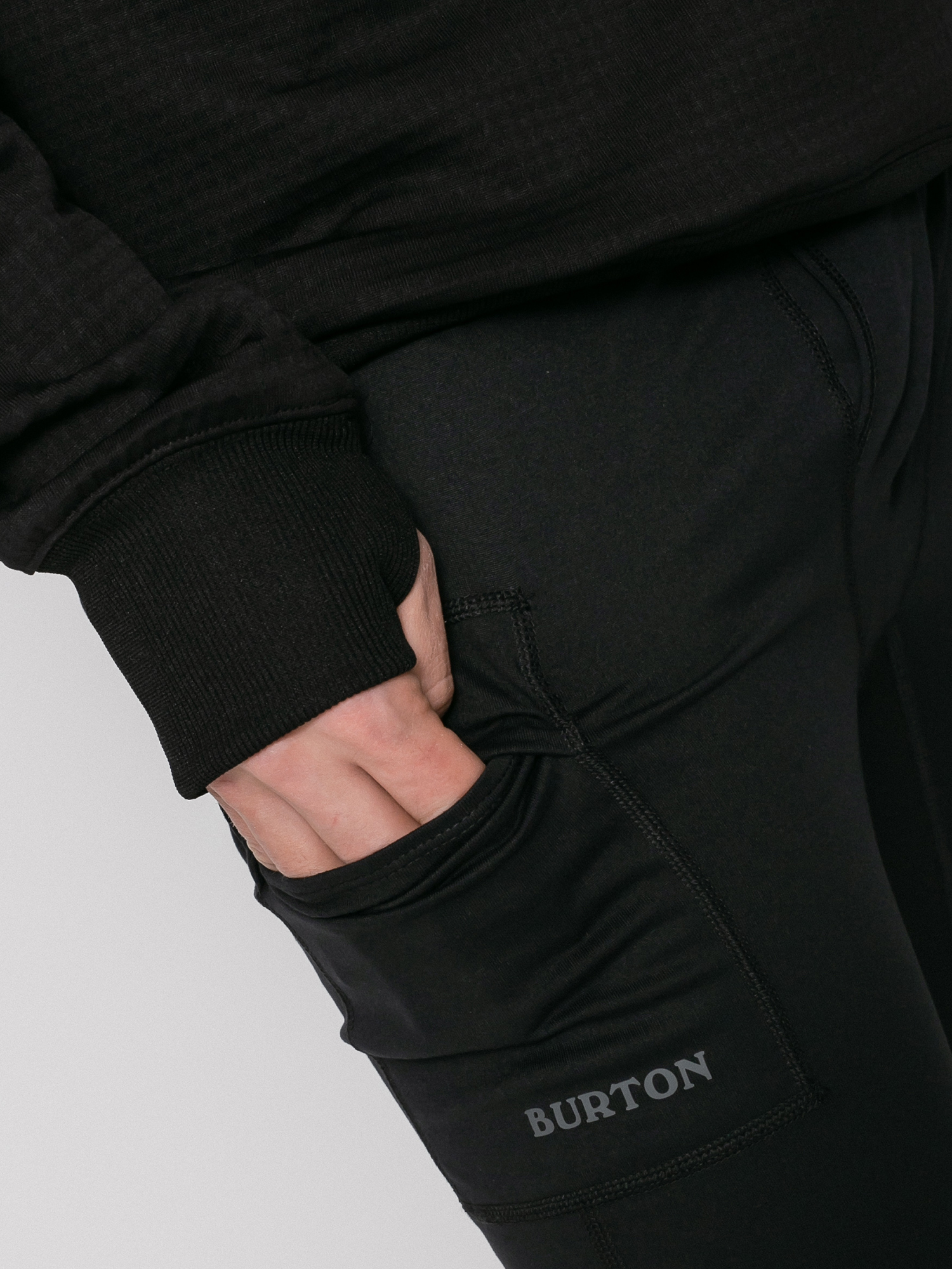 Pánské Termoleginy Burton Midweight X Base Layers (true black)