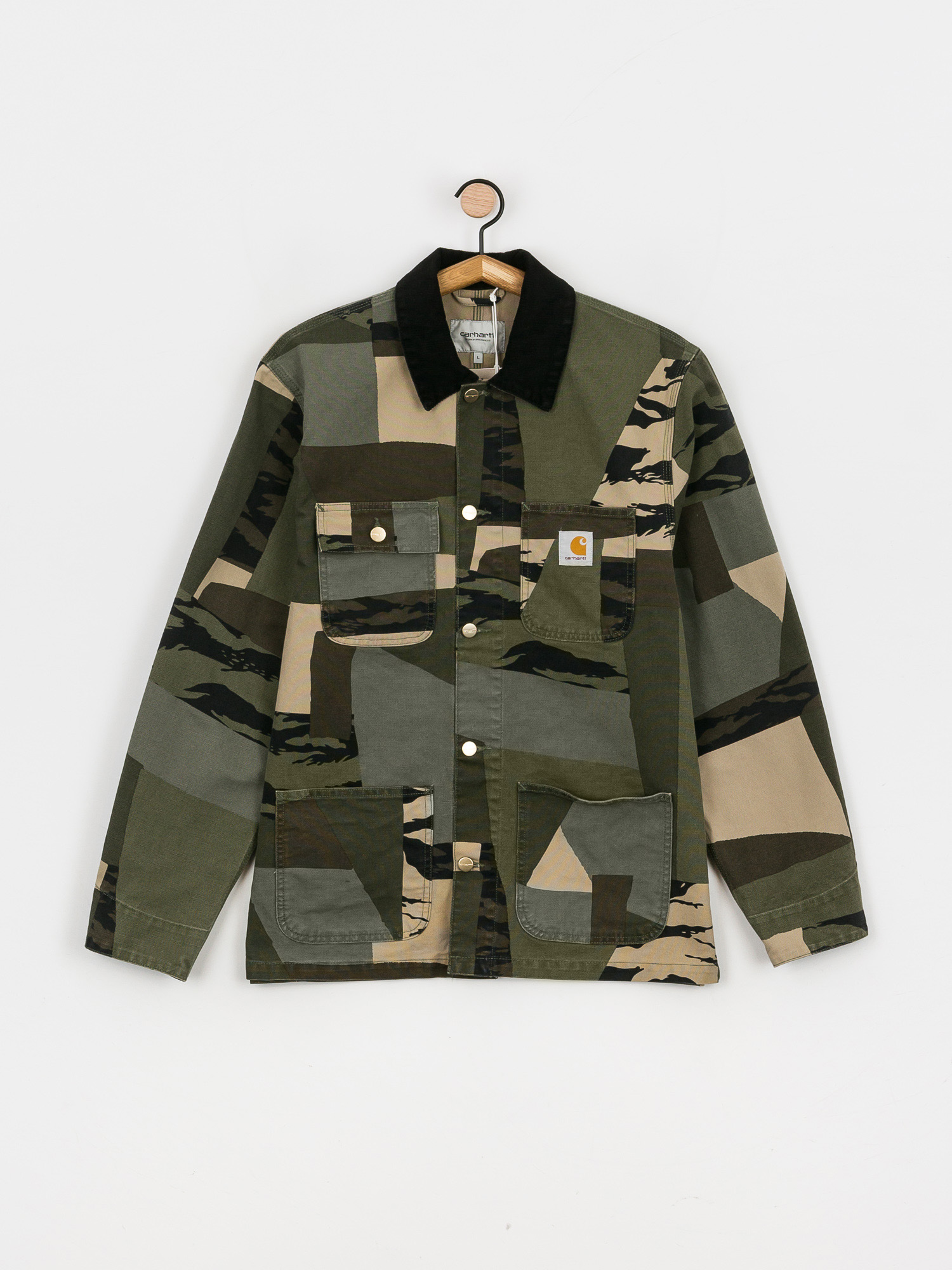Bunda Carhartt WIP Michigan Coat (camo mend/black)