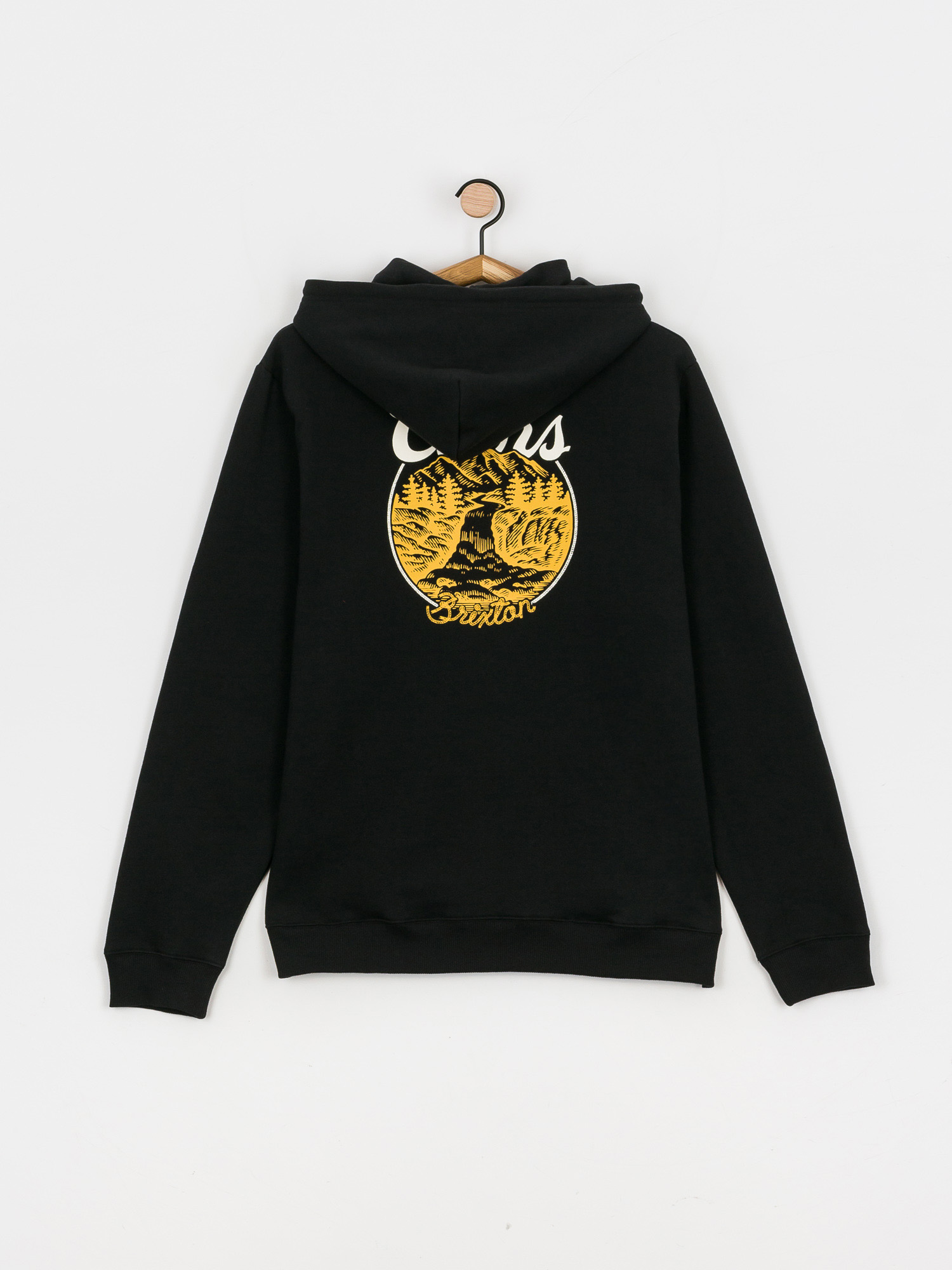 Mikina s kapucí Brixton Coors Rocky Full Zip (black)