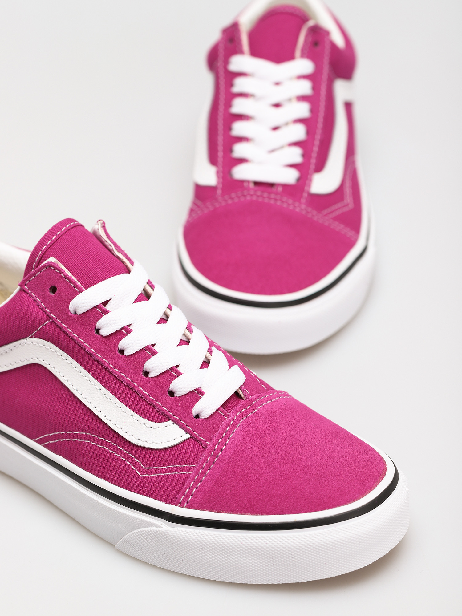 Boty Vans Old Skool (fuchsia red/true white)