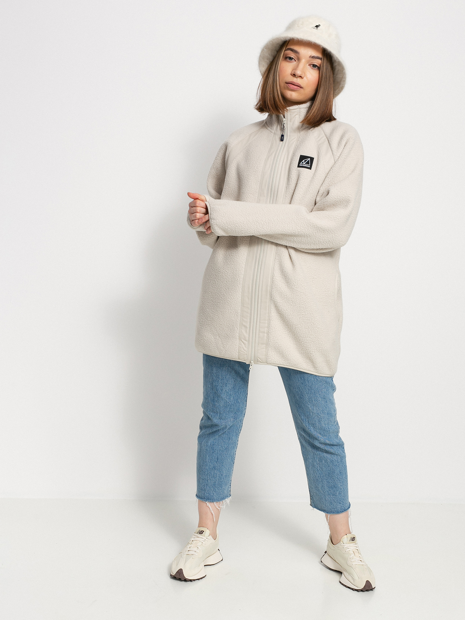 Dámský Mikina New Balance All Terrain (timberwolf)