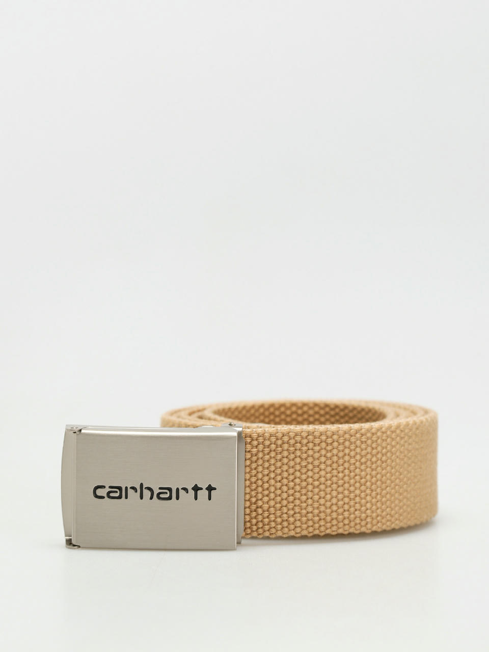 Pásek Carhartt WIP Clip Belt Chrome (dusty h brown)