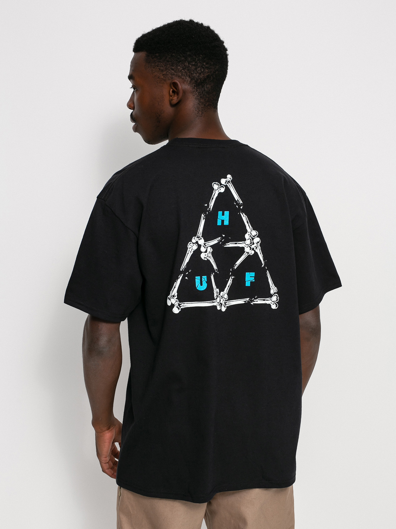 Tričko HUF Broken Bones TT (black)