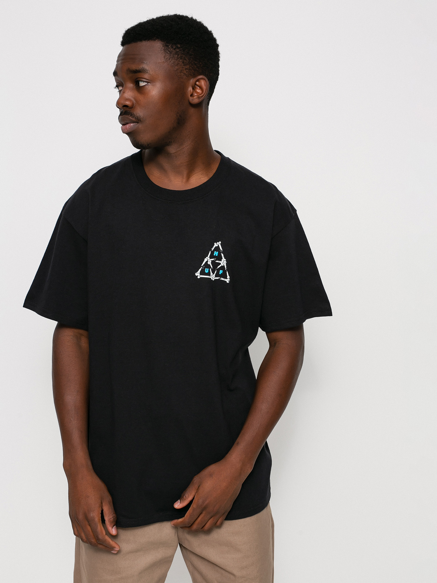 Tričko HUF Broken Bones TT (black)