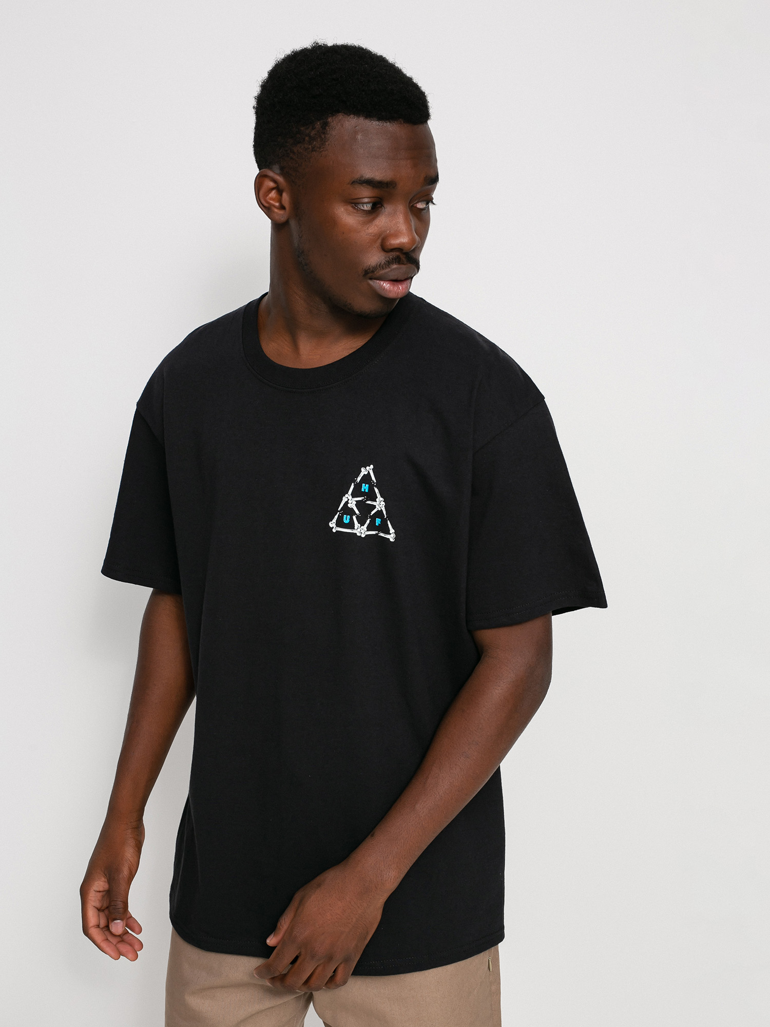 Tričko HUF Broken Bones TT (black)