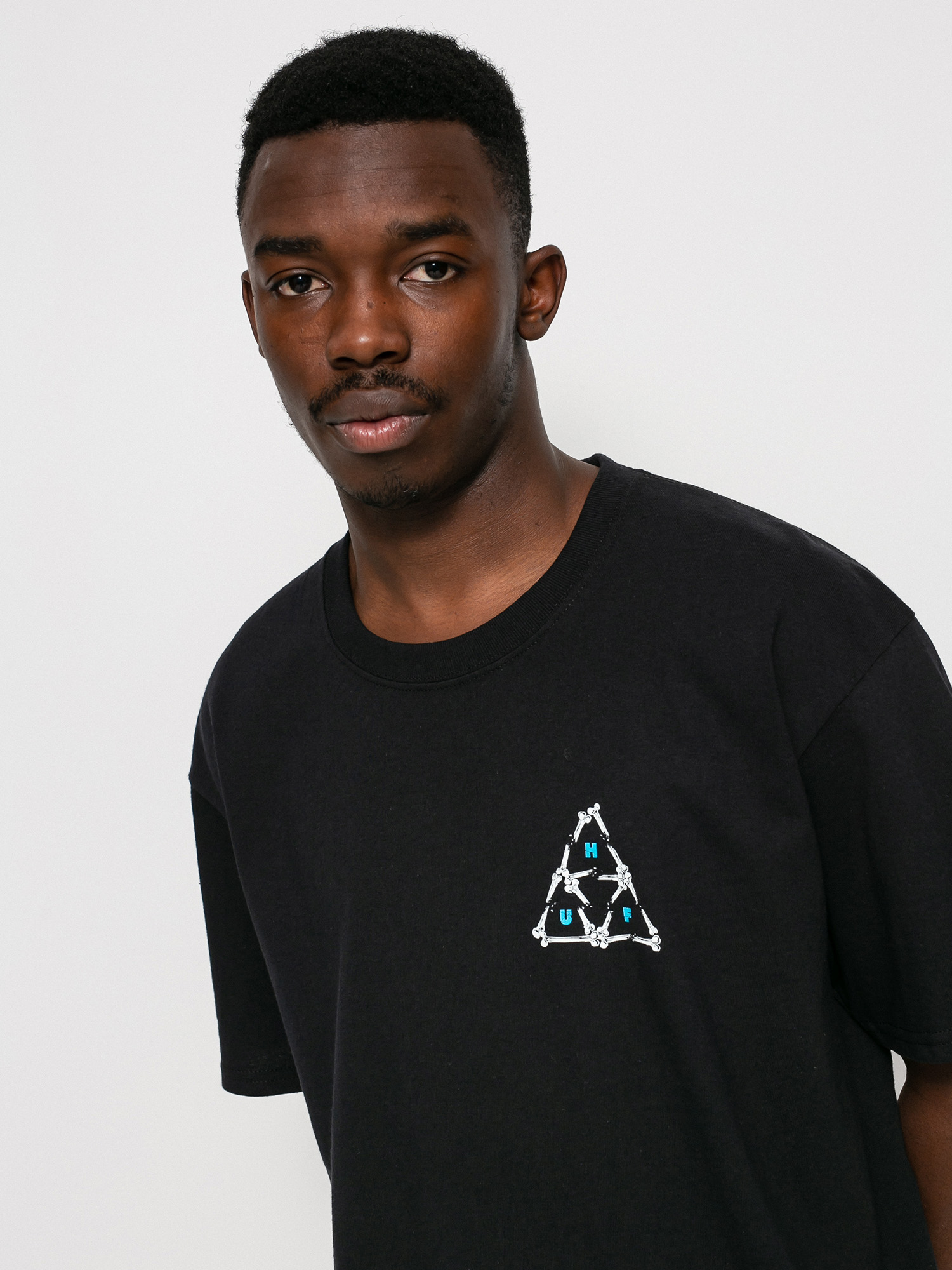 Tričko HUF Broken Bones TT (black)