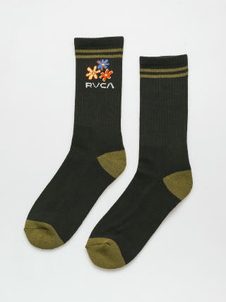 Ponožky RVCA Mel G Crew Socks (pirate black)