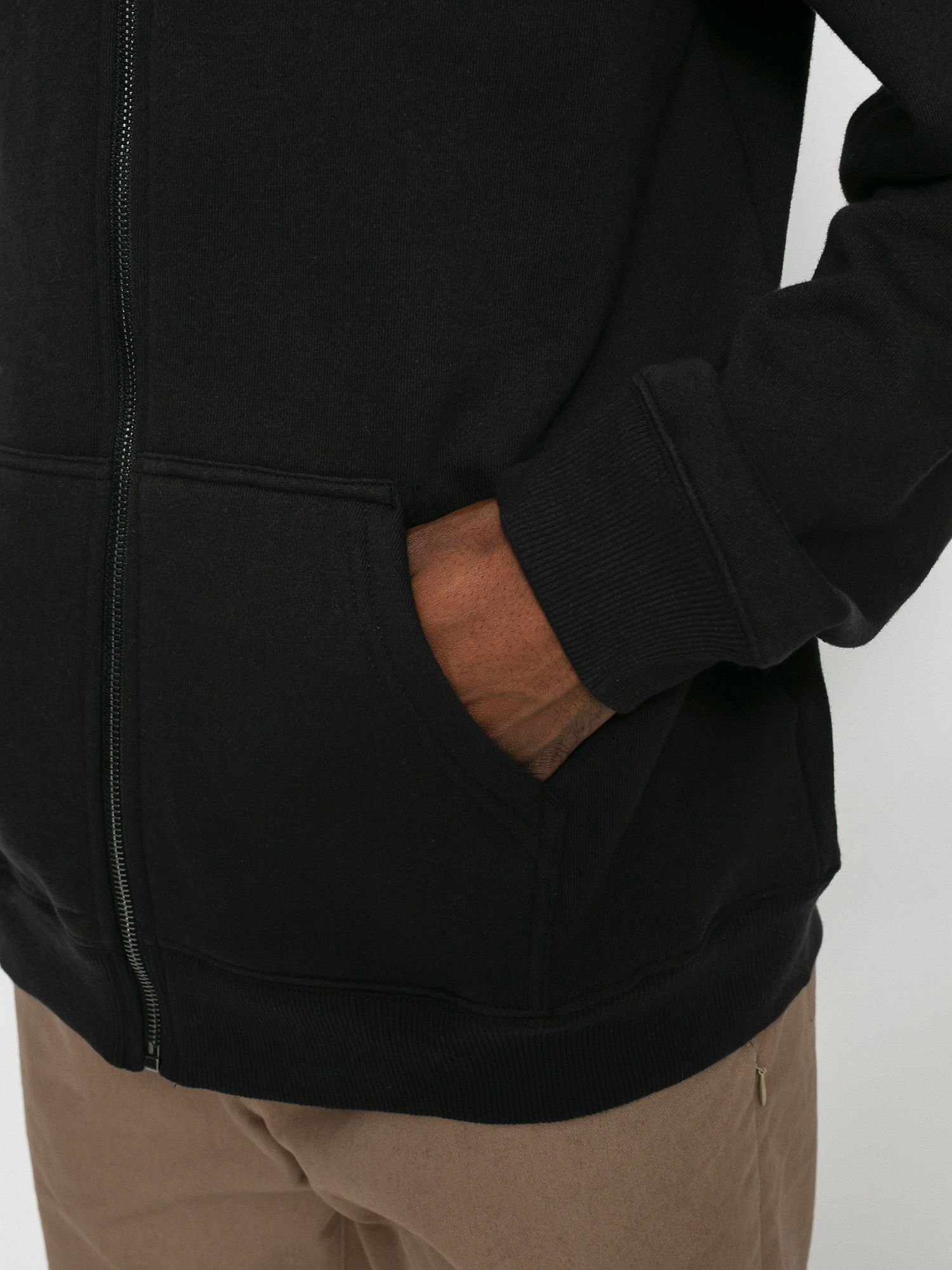 Mikina s kapucí Brixton Coors Rocky Full Zip (black)