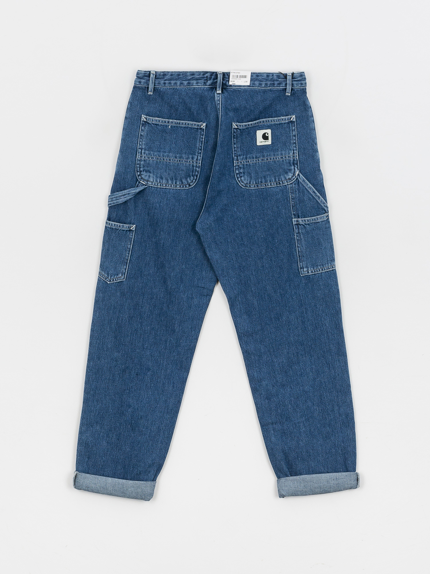 Kalhoty Carhartt WIP Pierce Wmn (blue)