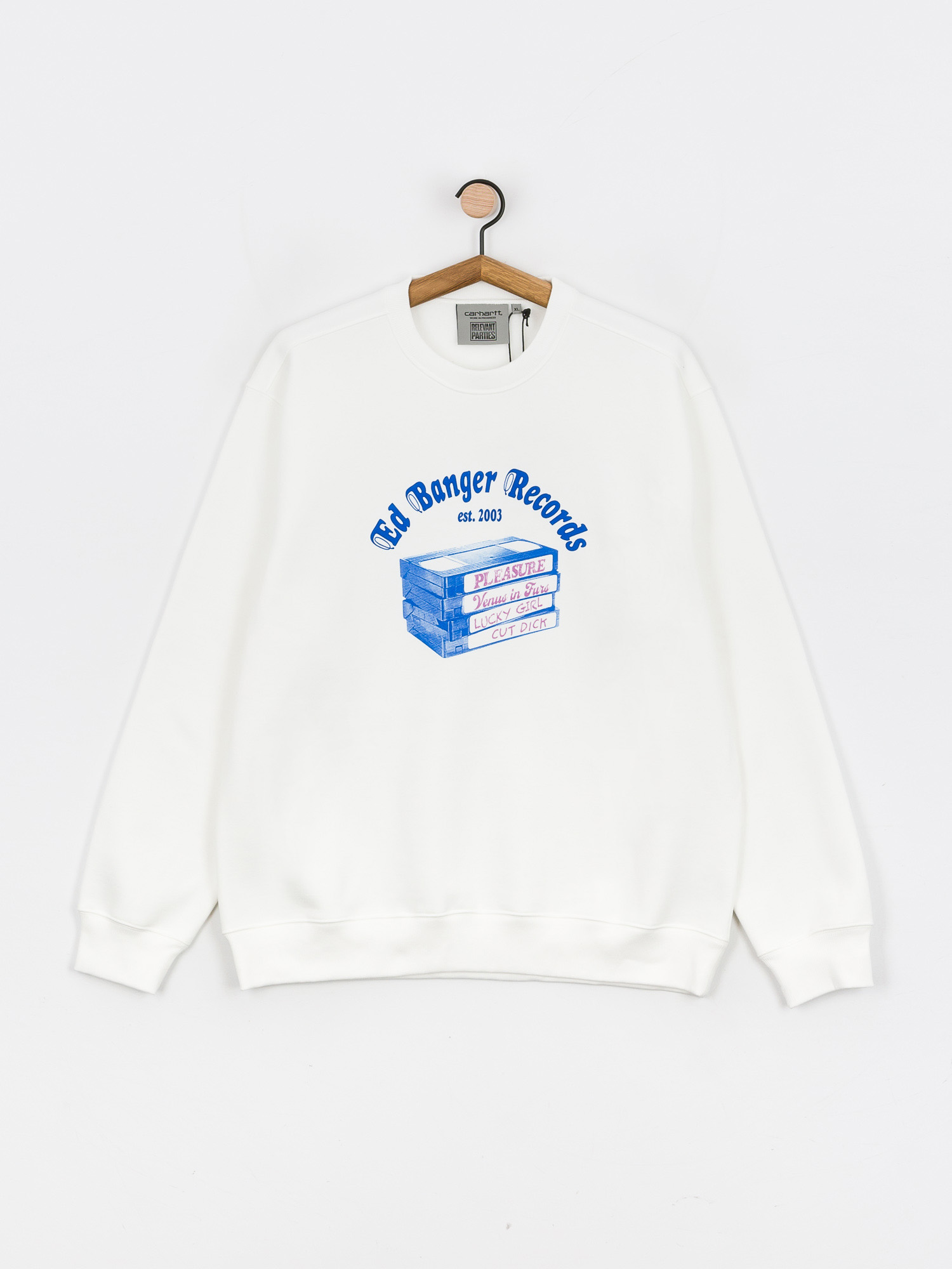 Mikina Carhartt WIP X Relevant Parties Vol 2 Ed Banger (white)