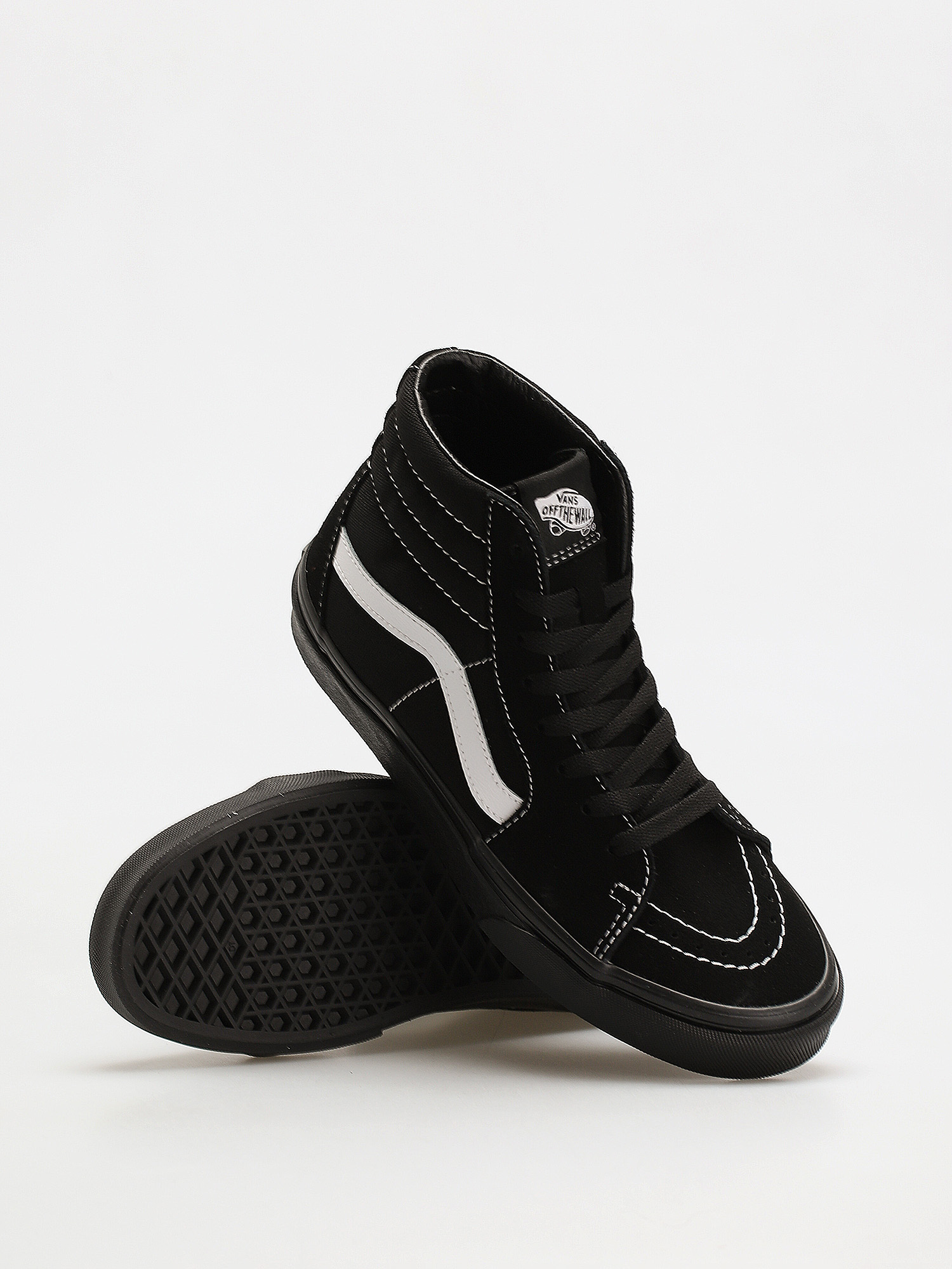Boty Vans Sk8 Hi (suede/canvas/blkblktrwht)