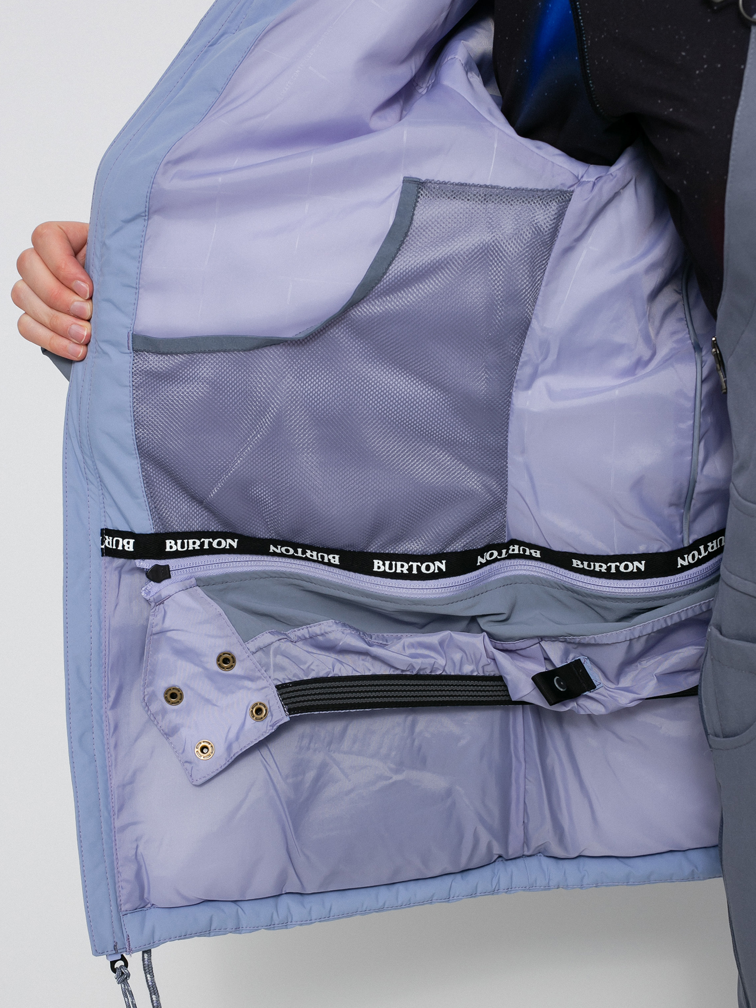 Dámská Snowboardová bunda Burton Keelan (foxglove violet/folkstone gray)