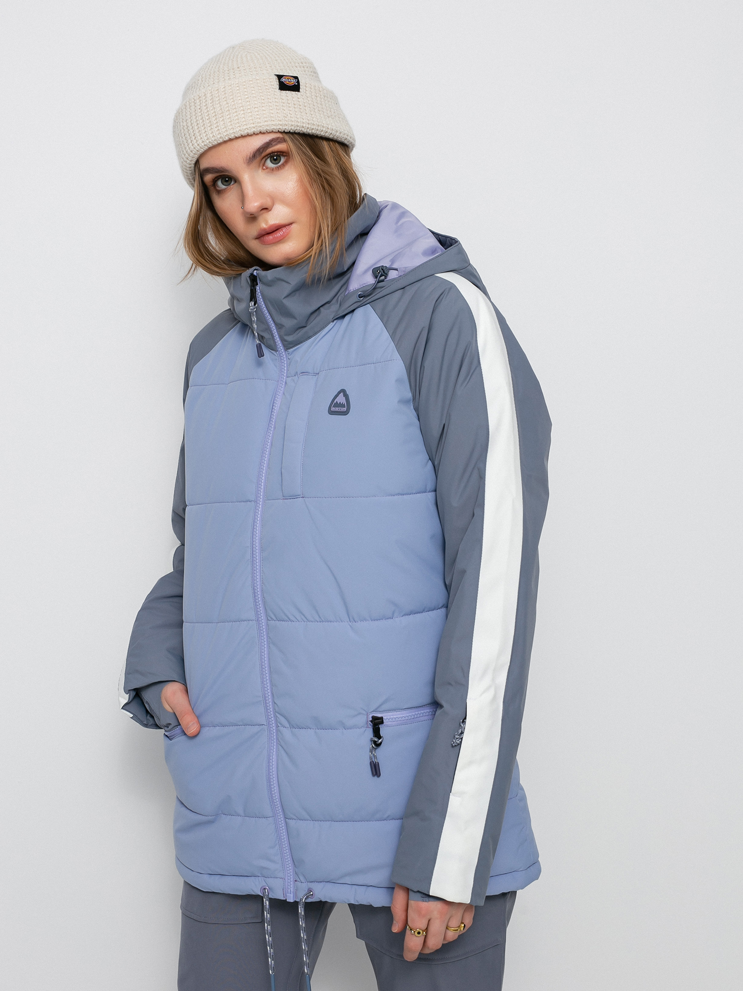Dámská Snowboardová bunda Burton Keelan (foxglove violet/folkstone gray)