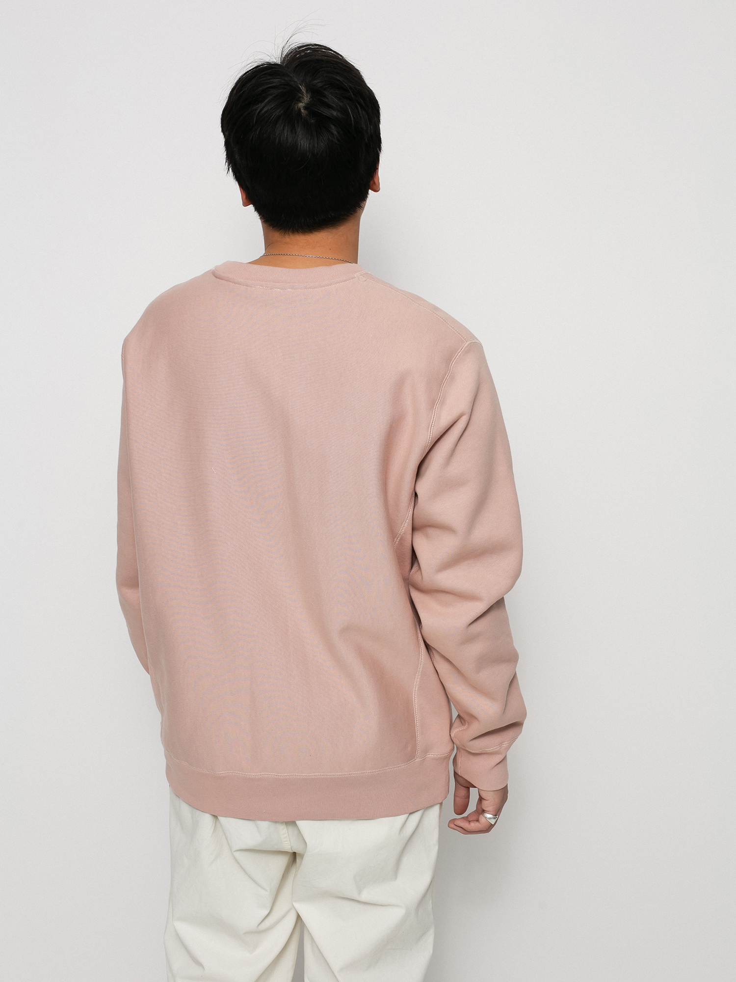 Mikina s kapucí Alltimers Straight As Embroidered HD (dusty pink)
