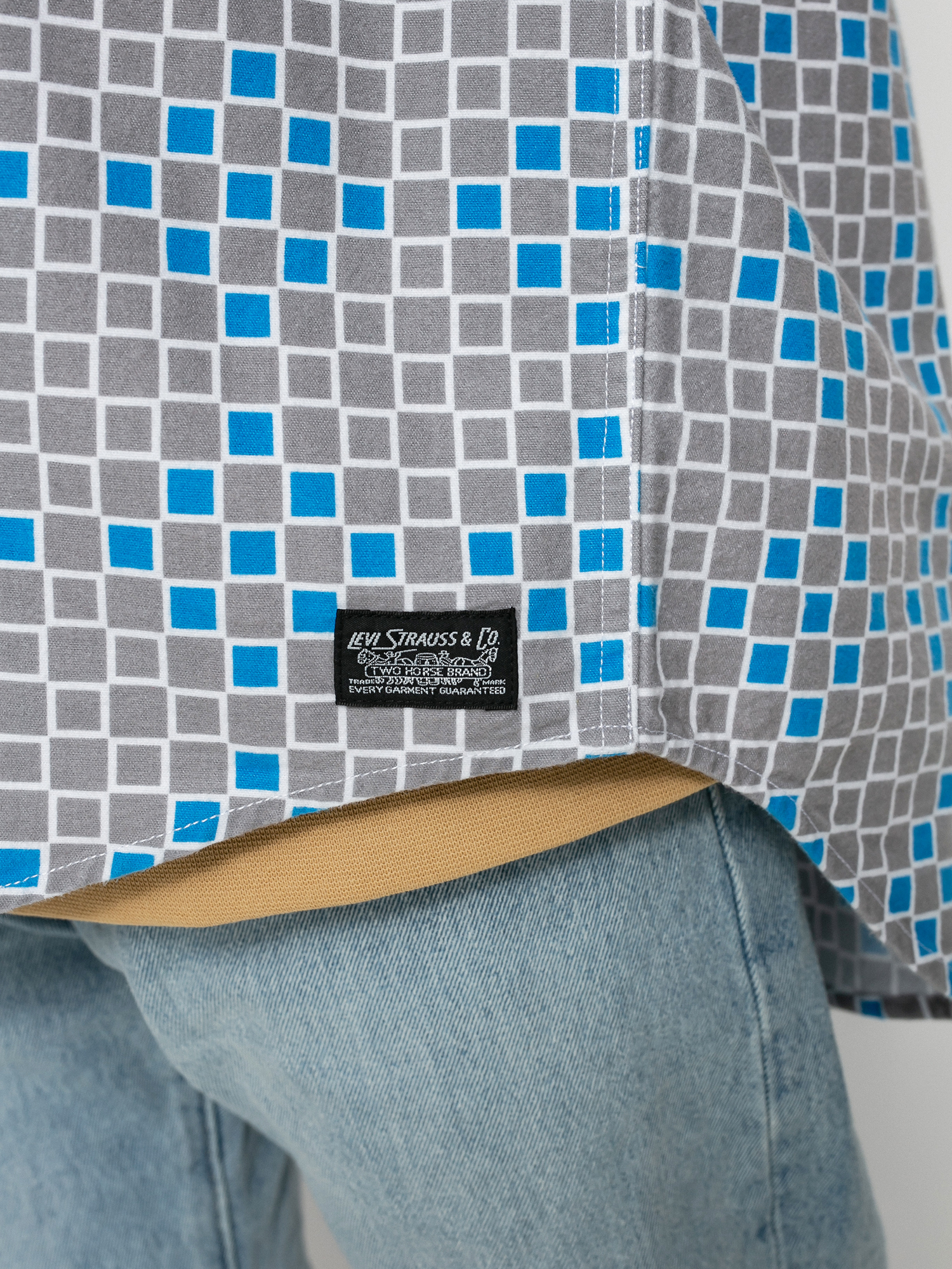 Košile Levi's® Skate Woven (gray blue)