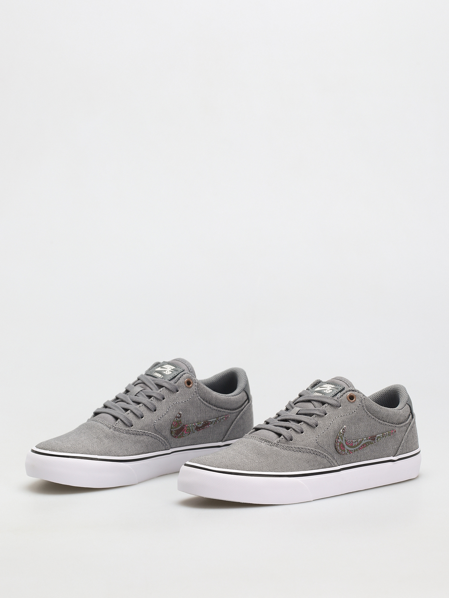 Boty Nike SB Chron 2 Canvas Premium (cool grey/sangria sail white)