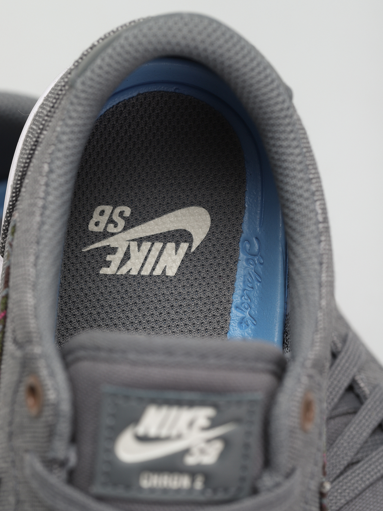 Boty Nike SB Chron 2 Canvas Premium (cool grey/sangria sail white)