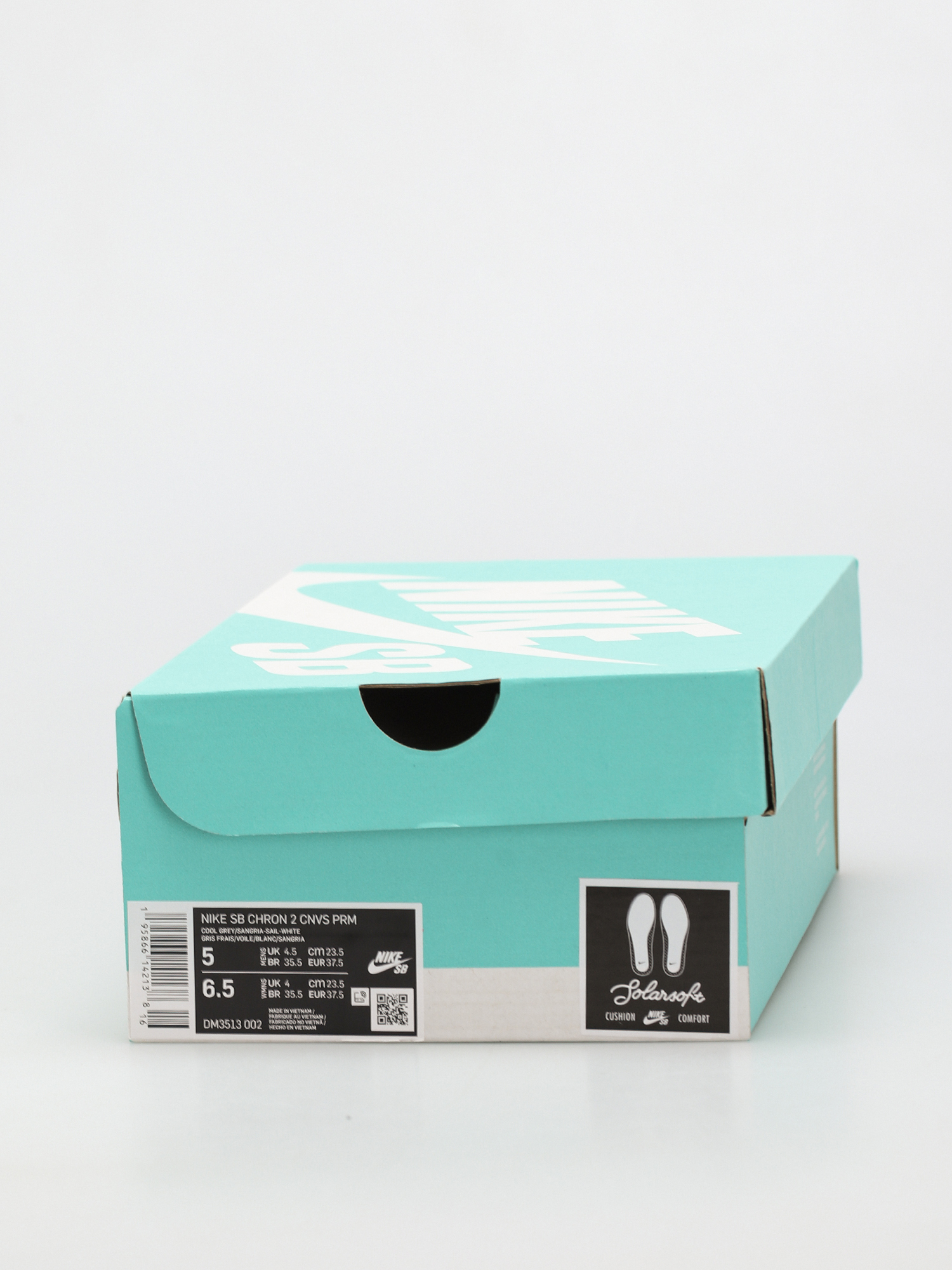 Boty Nike SB Chron 2 Canvas Premium (cool grey/sangria sail white)