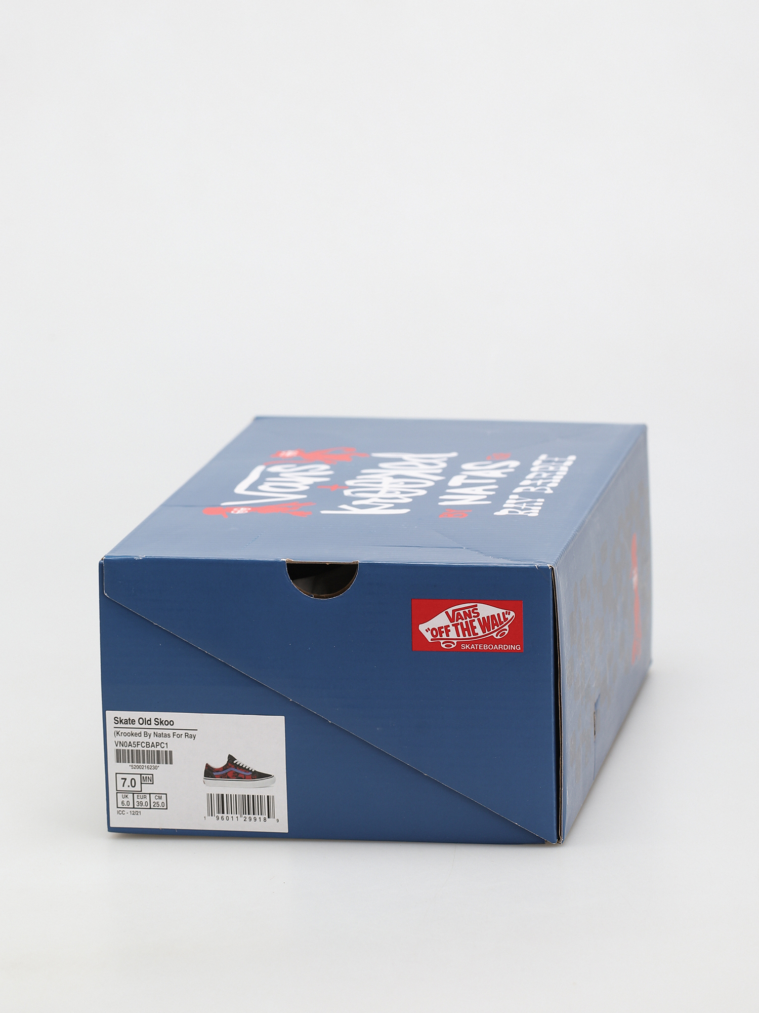 Boty Vans X KROOKED Skate Old Skool (by natas for ray/red)