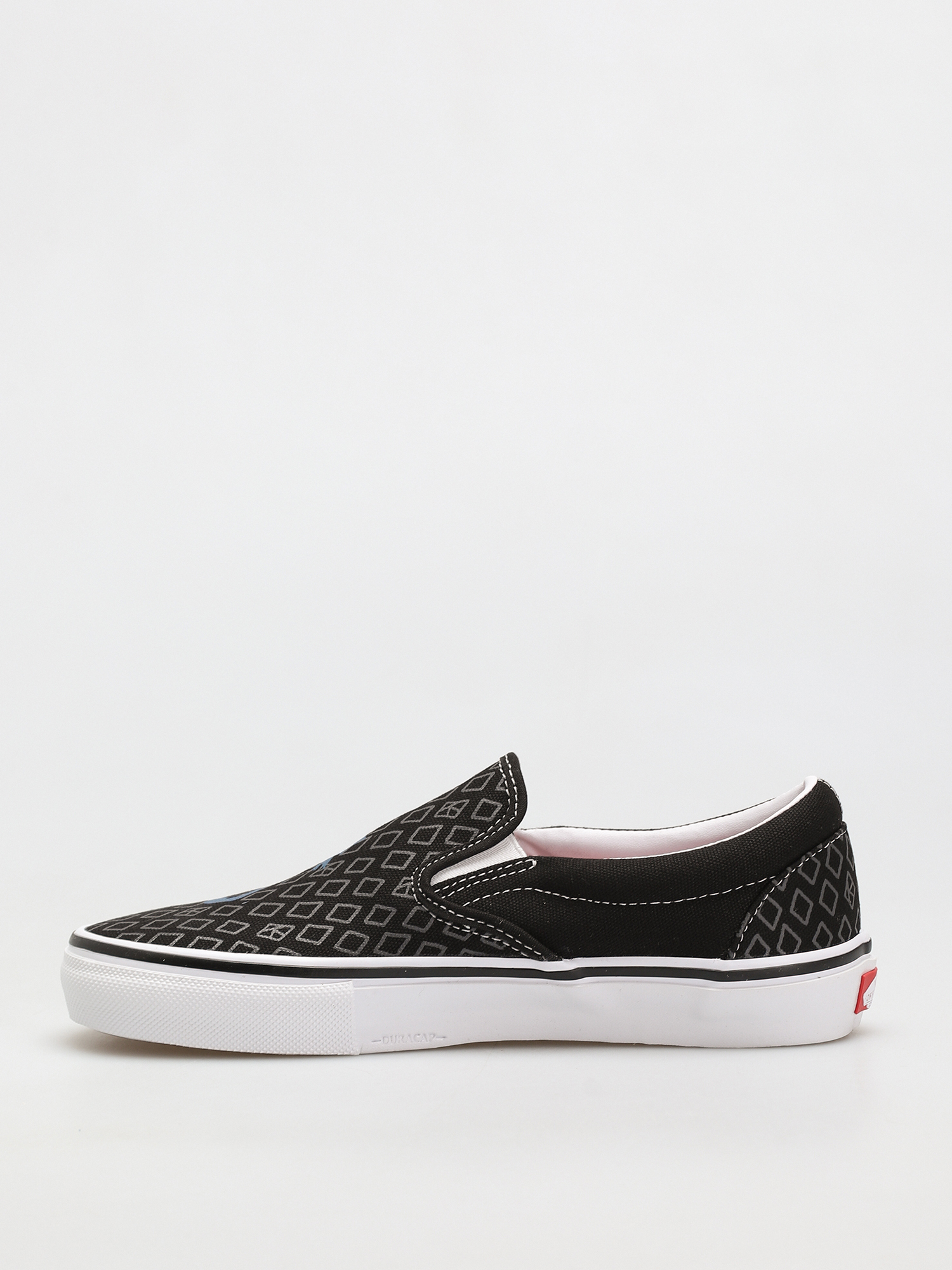 Boty Vans X KROOKED Skate Slip On (by natas for ray/black)