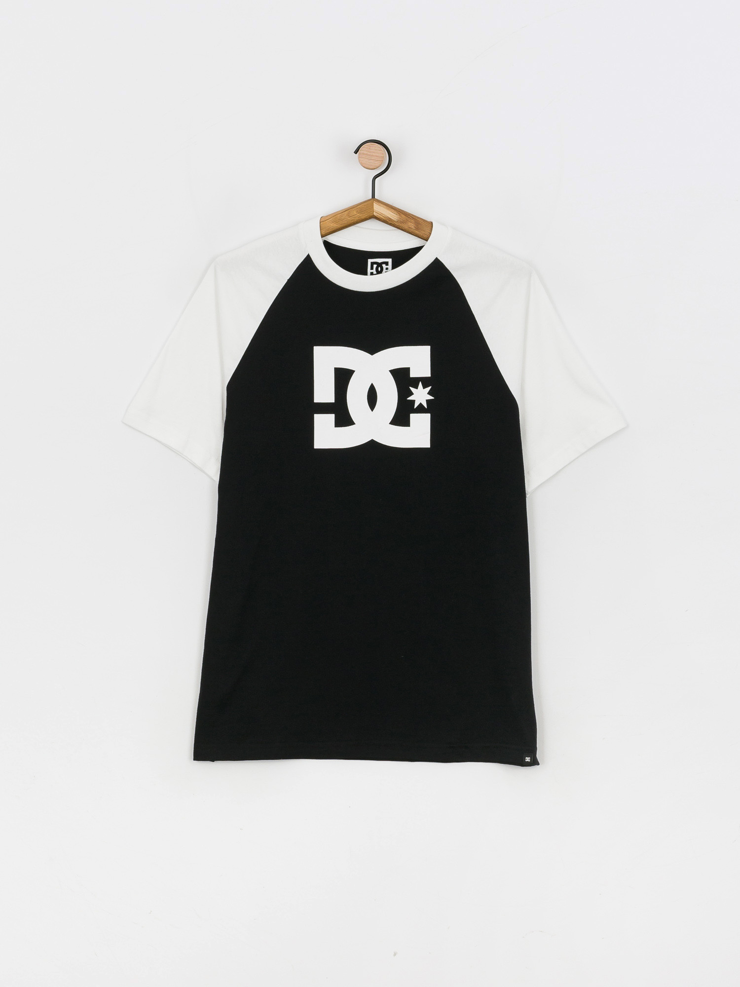 Tričko DC Star Raglan (black/white)