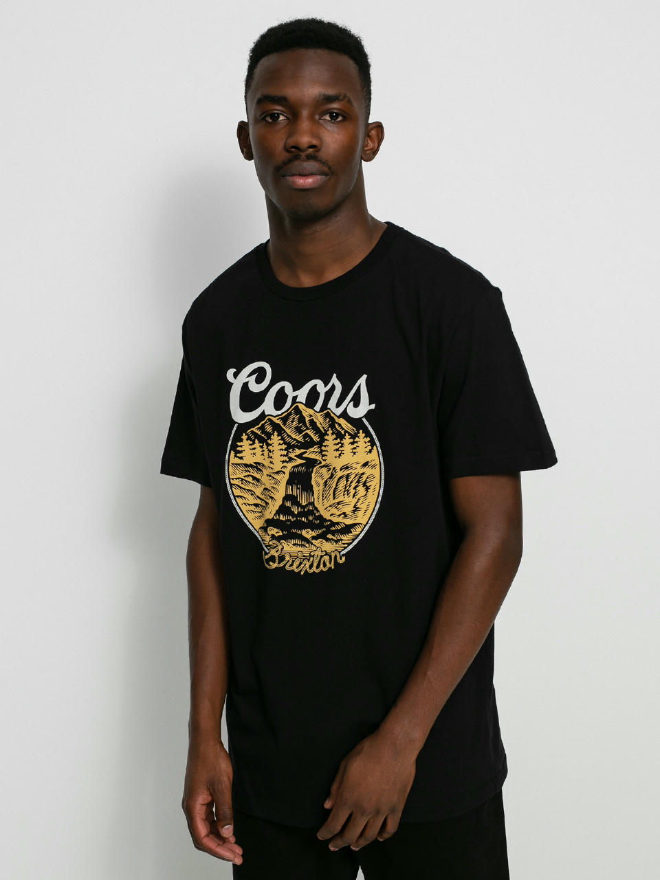 Tričko Brixton Coors Rocky Tlrt (black)