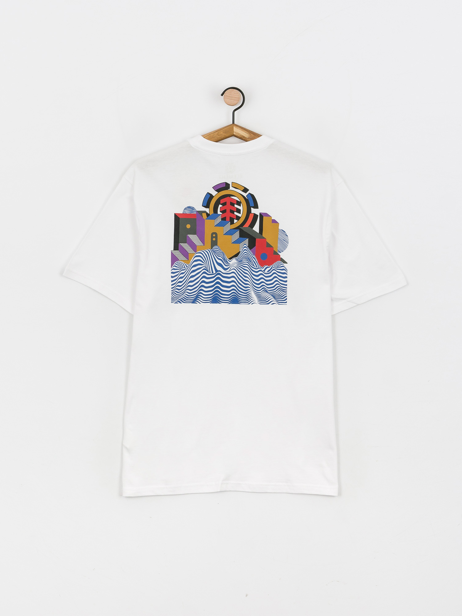 Tričko Element Gypsum (optic white)