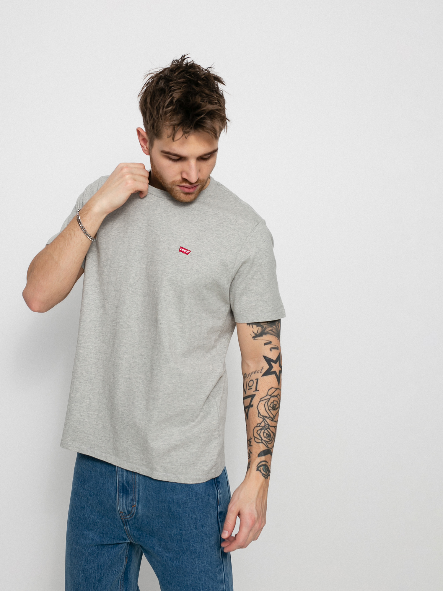 Tričko Levi's® Original (light mist heather)