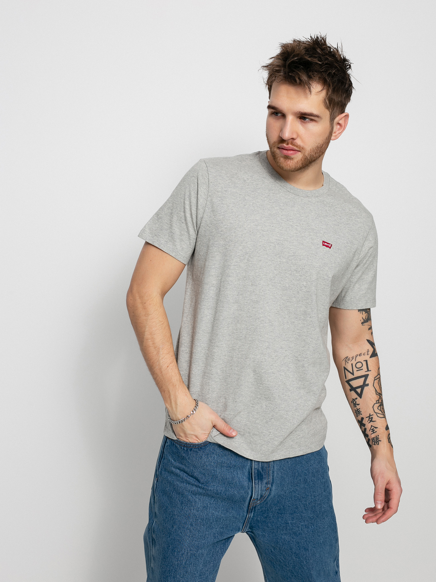 Tričko Levi's® Original (light mist heather)