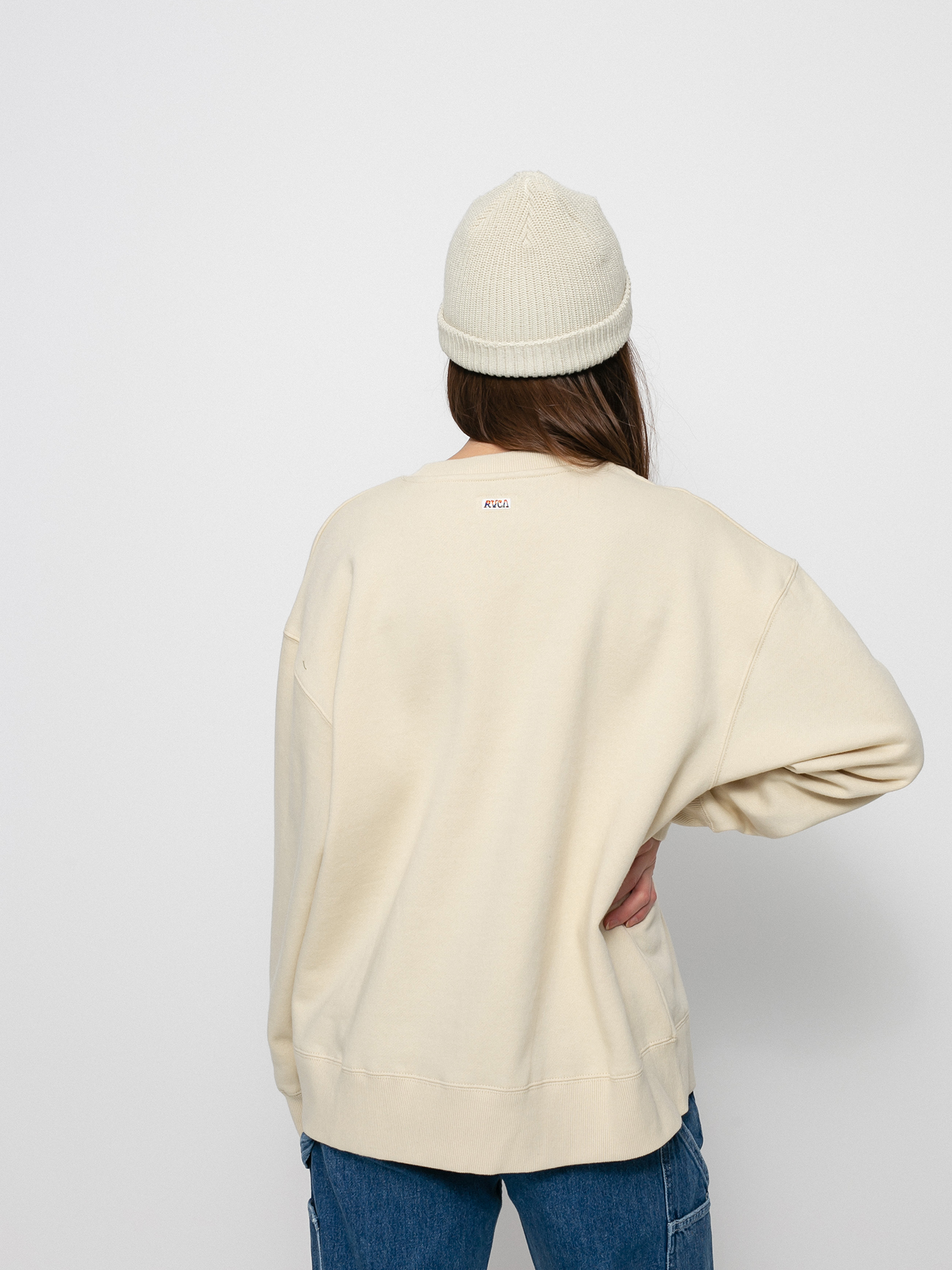 Mikina RVCA Mel G Flutter Crew Wmn (birch)