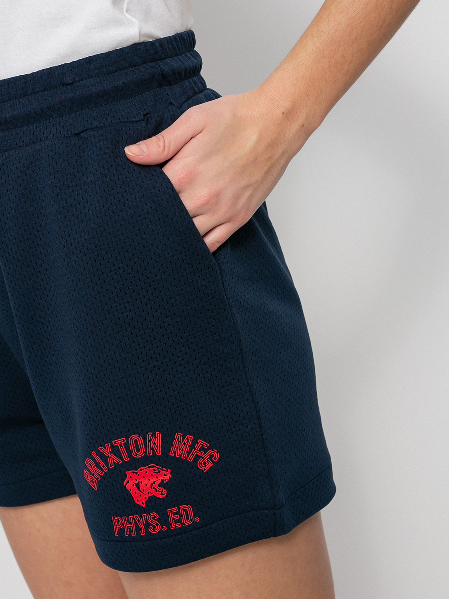 Kraťasy Brixton Phys. Ed. Mesh Wmn (dress blue)