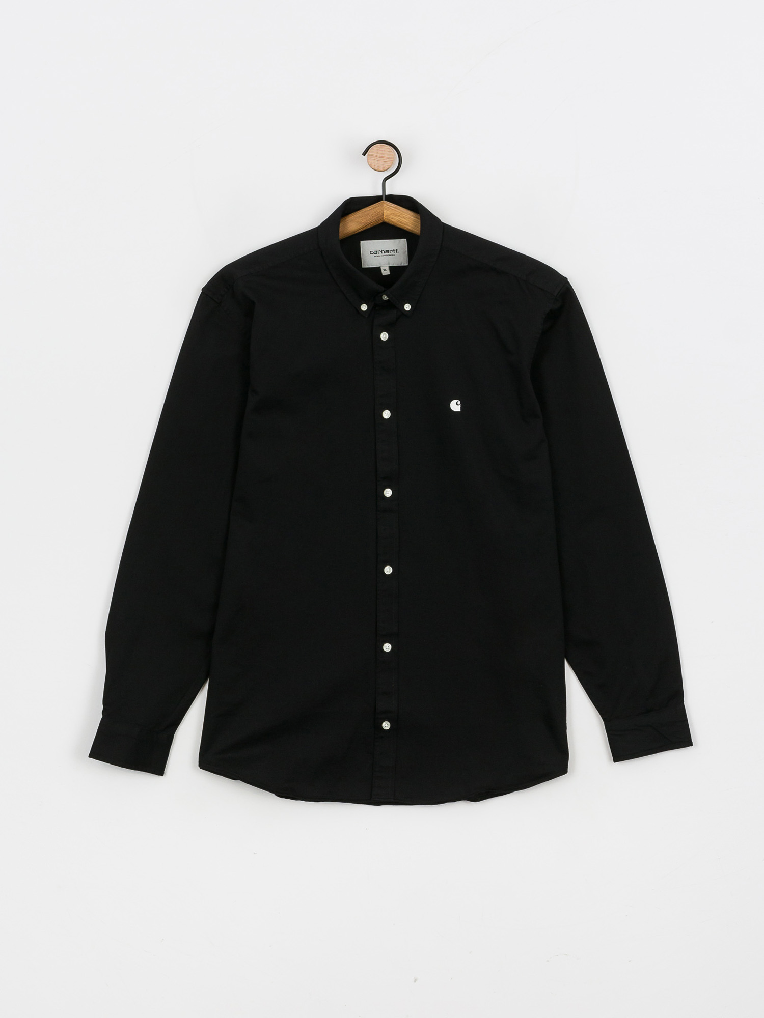 Košile Carhartt WIP Madison (black/white)