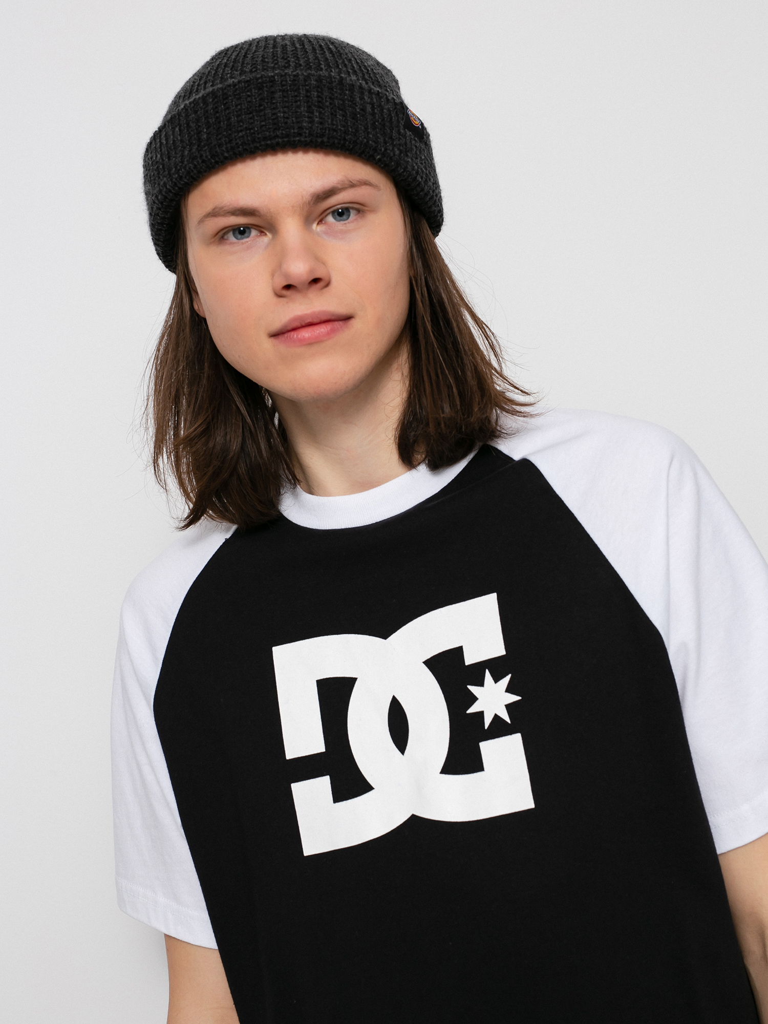 Tričko DC Star Raglan (black/white)