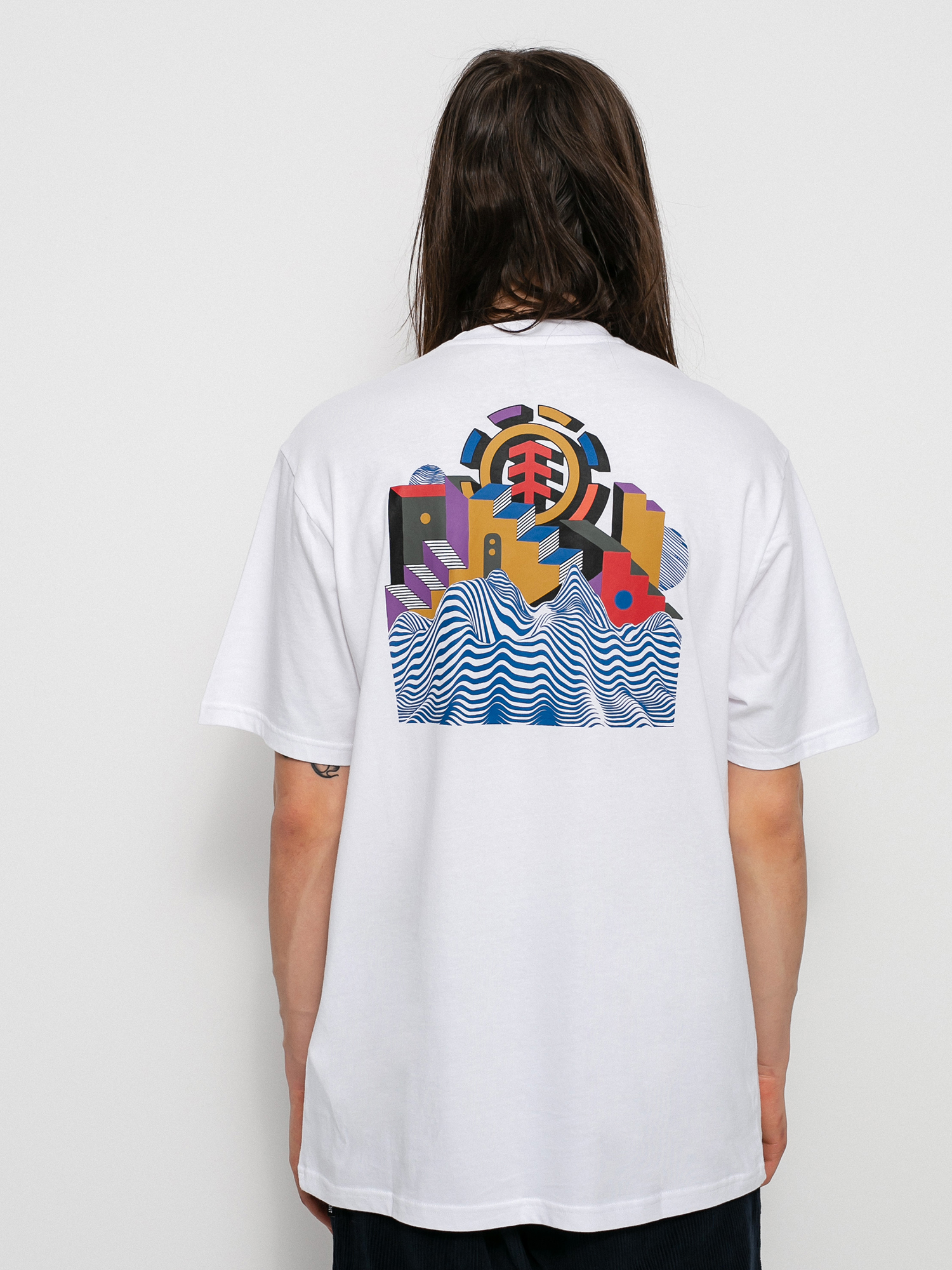 Tričko Element Gypsum (optic white)