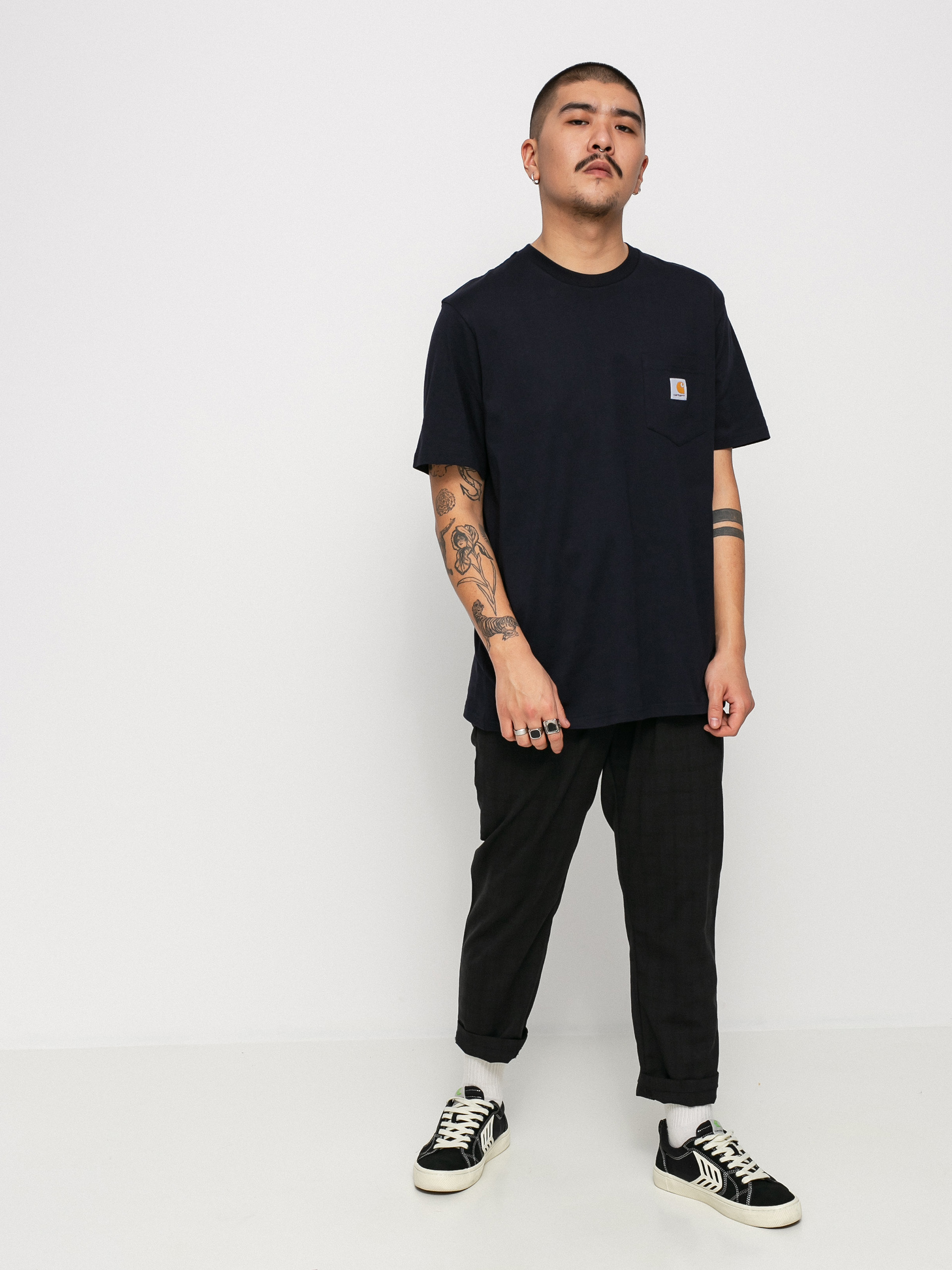 Tričko Carhartt WIP Pocket (dark navy)