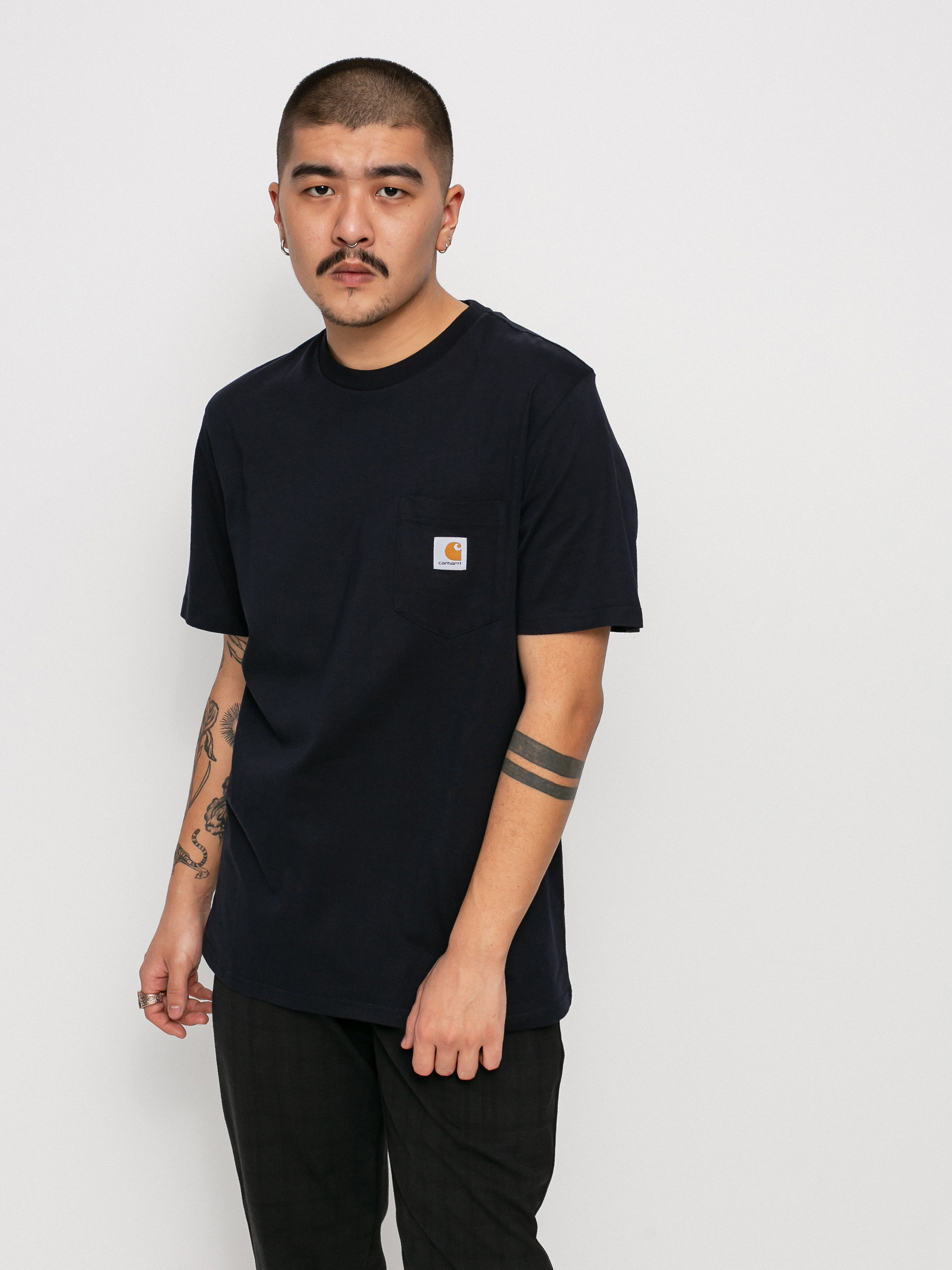 Tričko Carhartt WIP Pocket (dark navy)