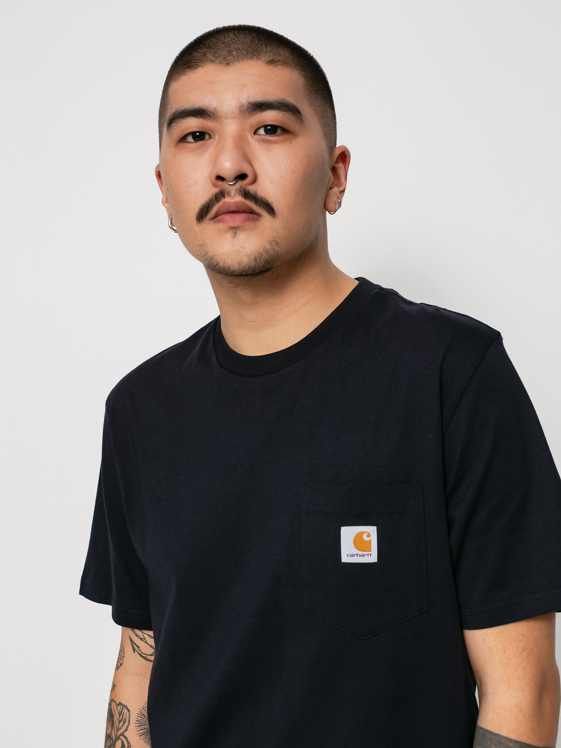 Tričko Carhartt WIP Pocket (dark navy)