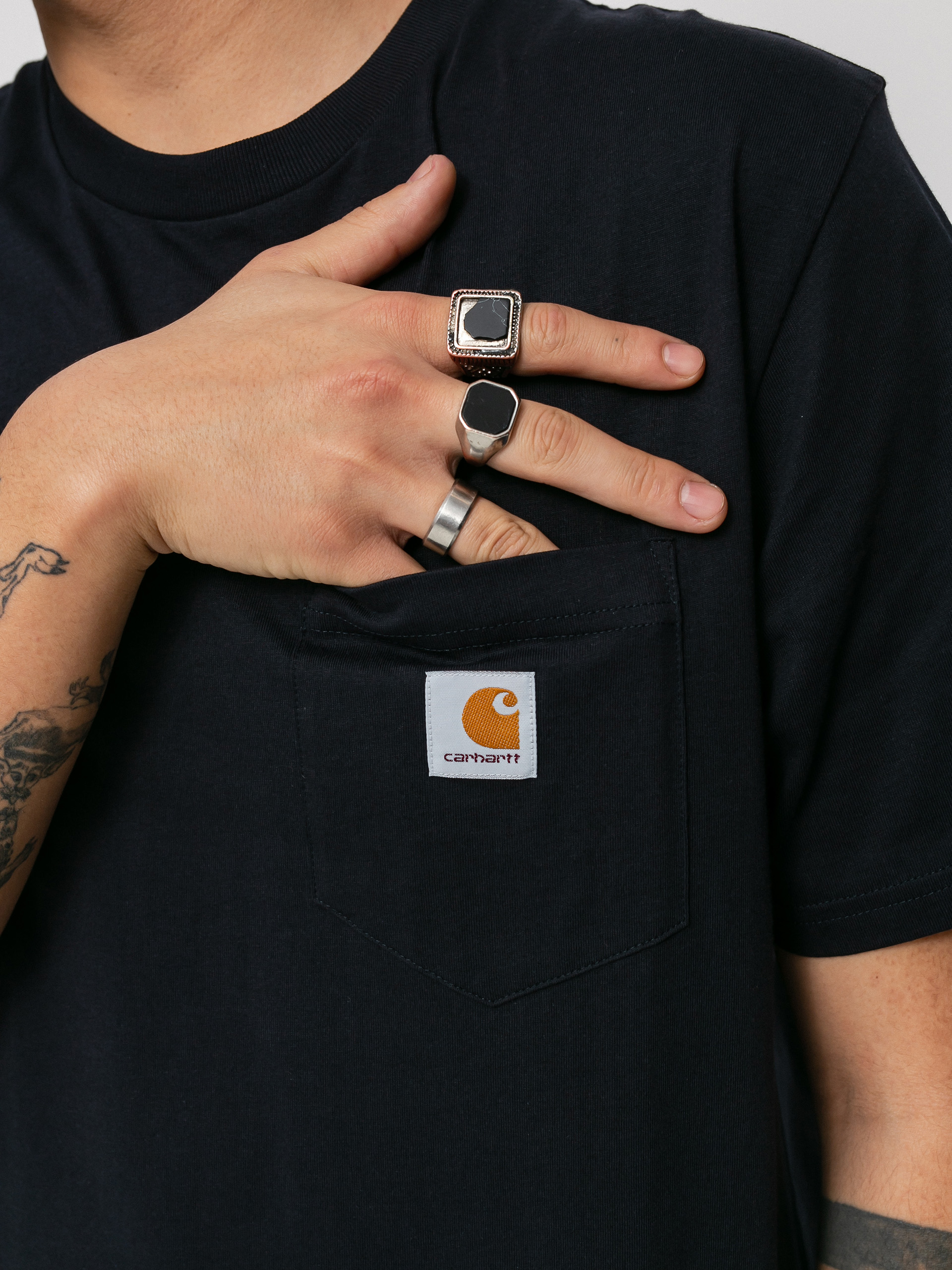 Tričko Carhartt WIP Pocket (dark navy)