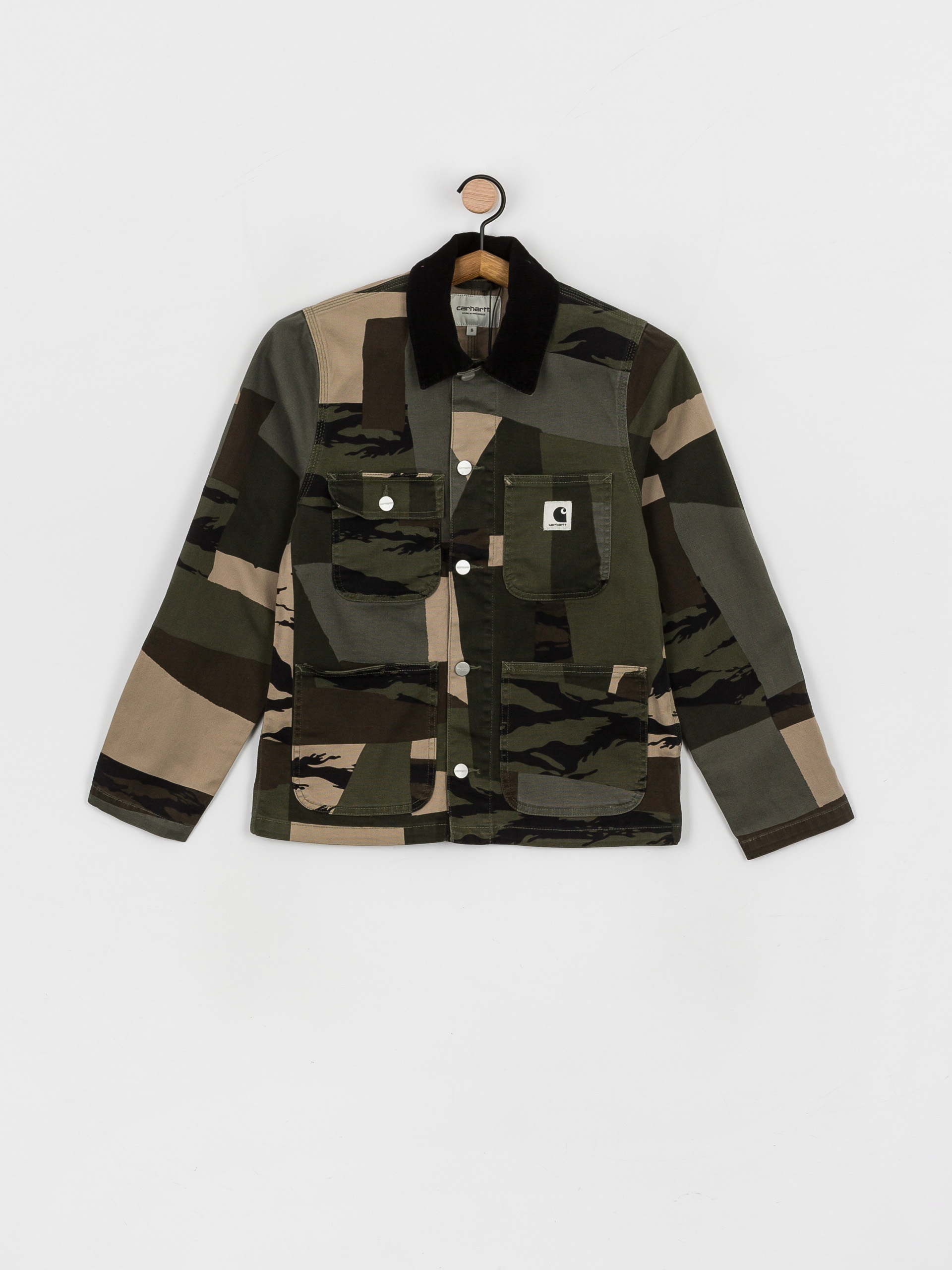 Bunda Carhartt WIP Michigan Wmn (camo mend/black)