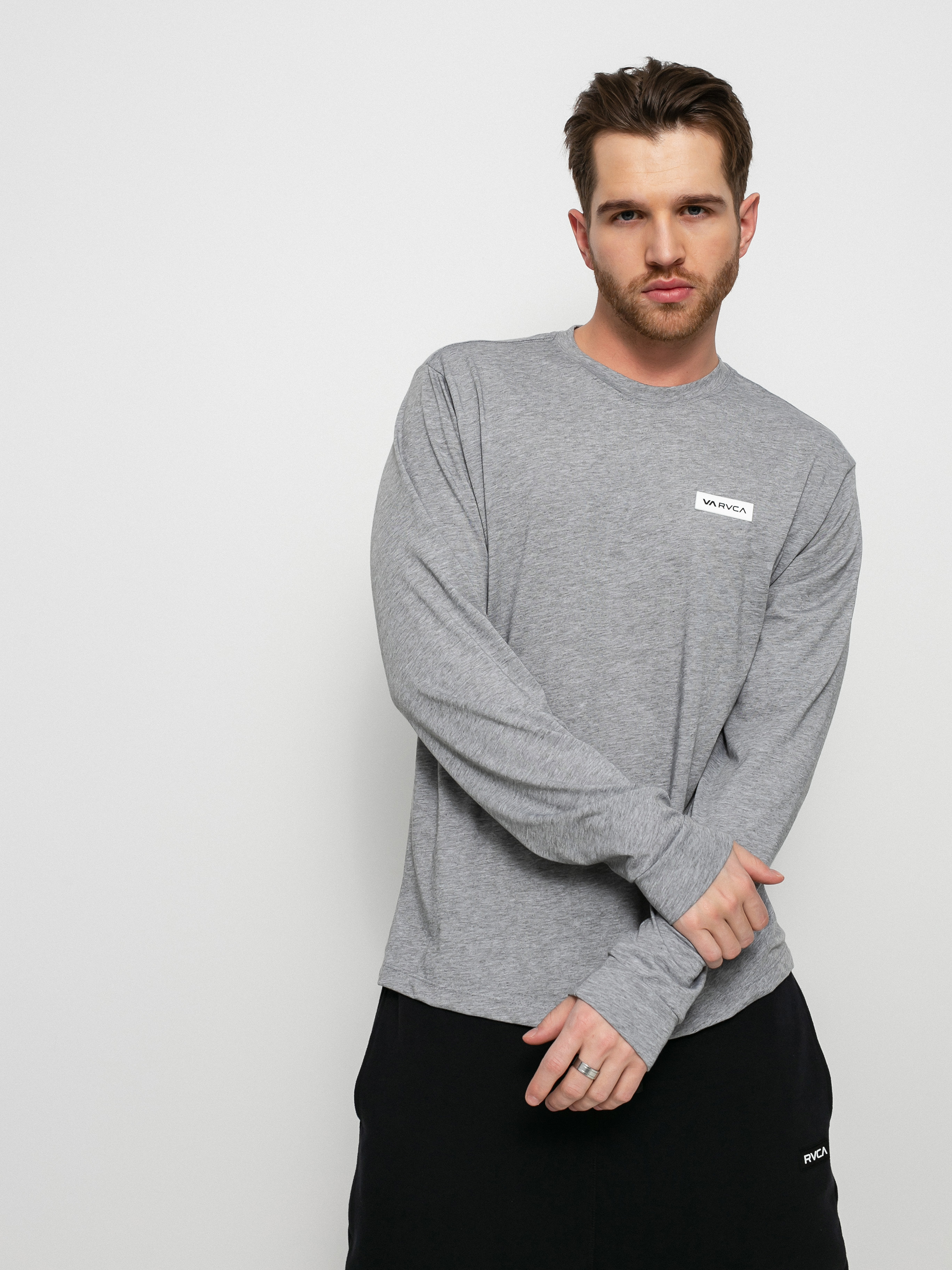 Triko RVCA Icon (heather grey)