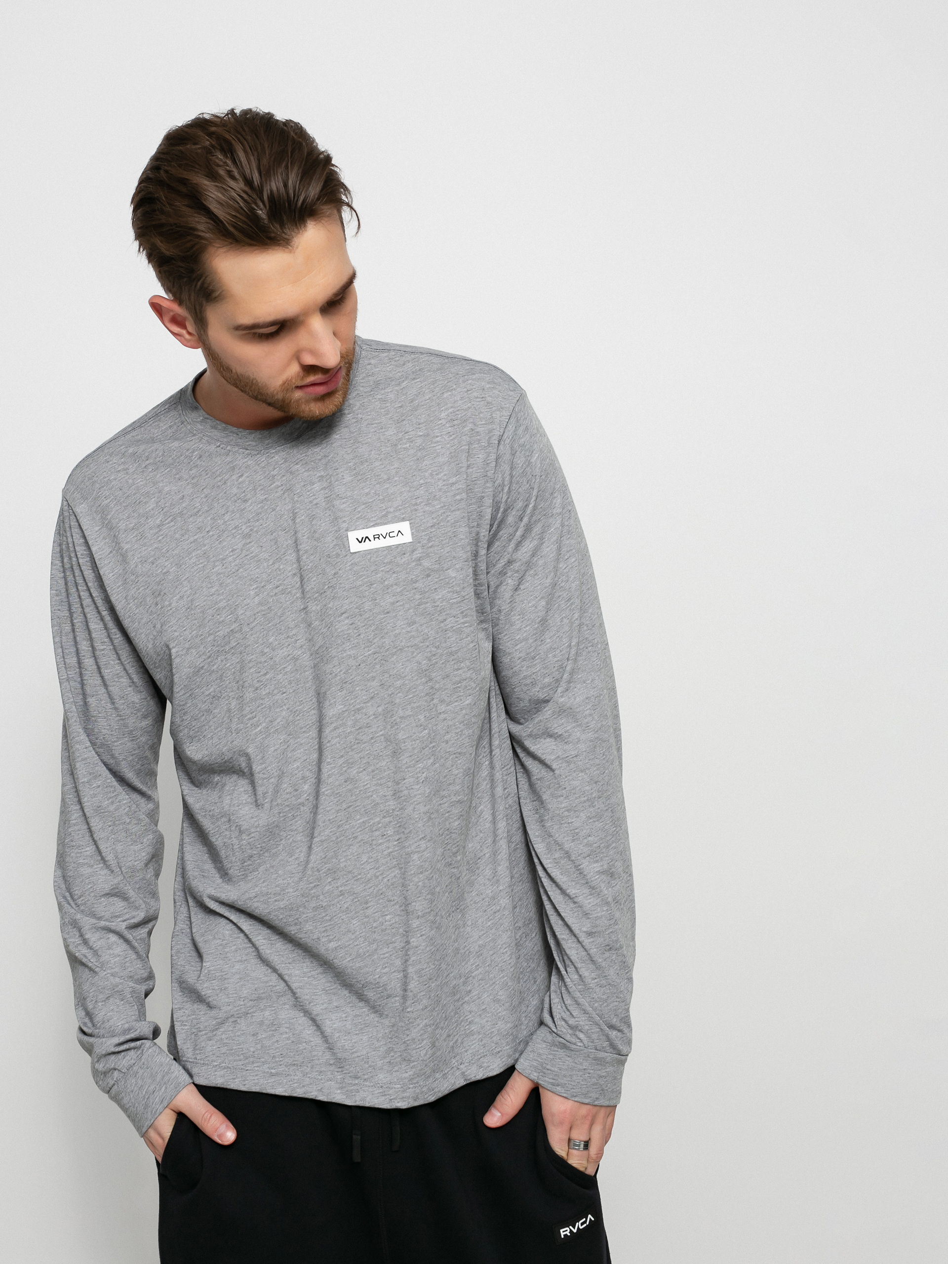 Triko RVCA Icon (heather grey)